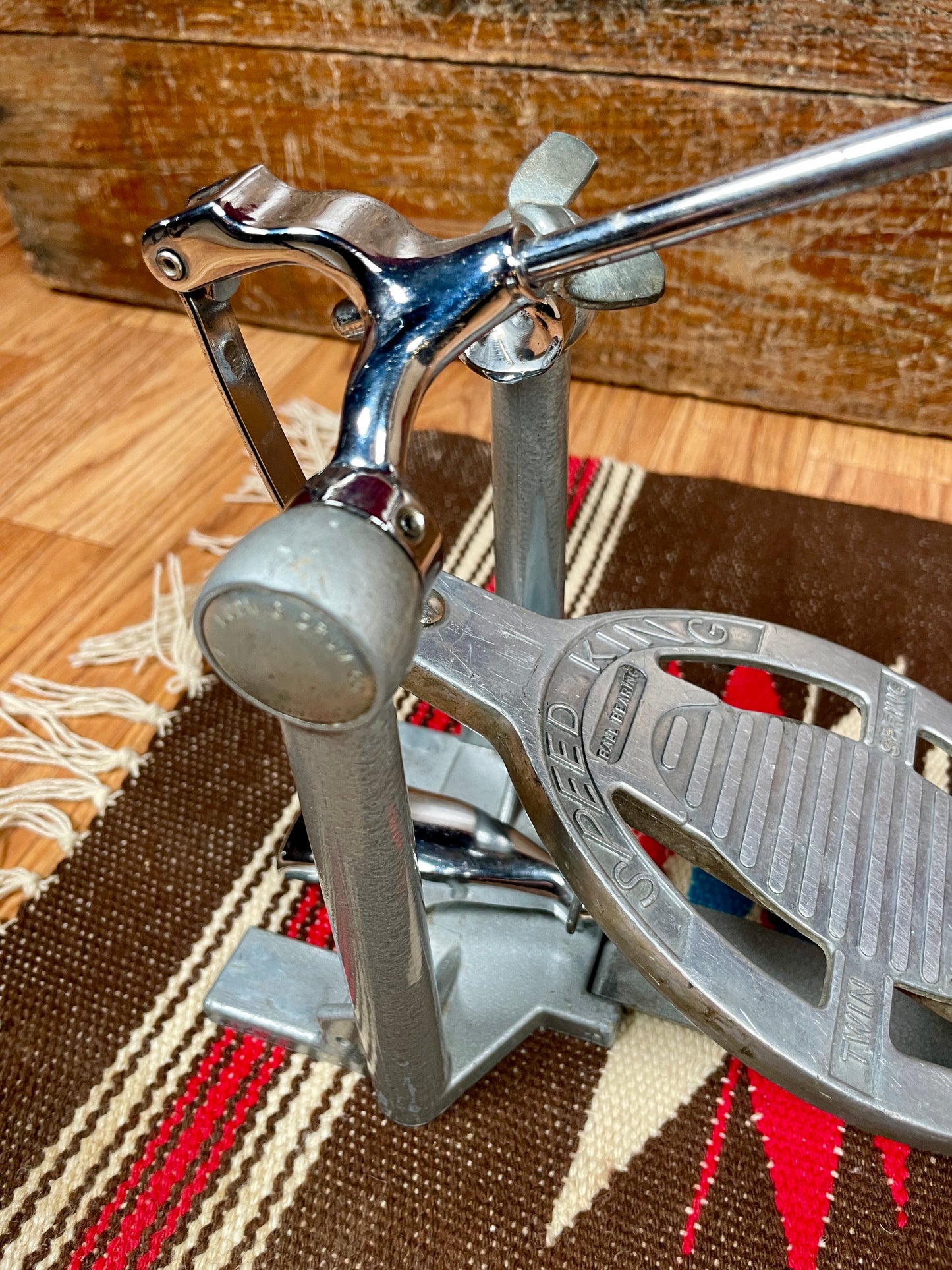 Clean 1960s Ludwig Speed King Twin Spring No. 201 Bass Drum Pedal