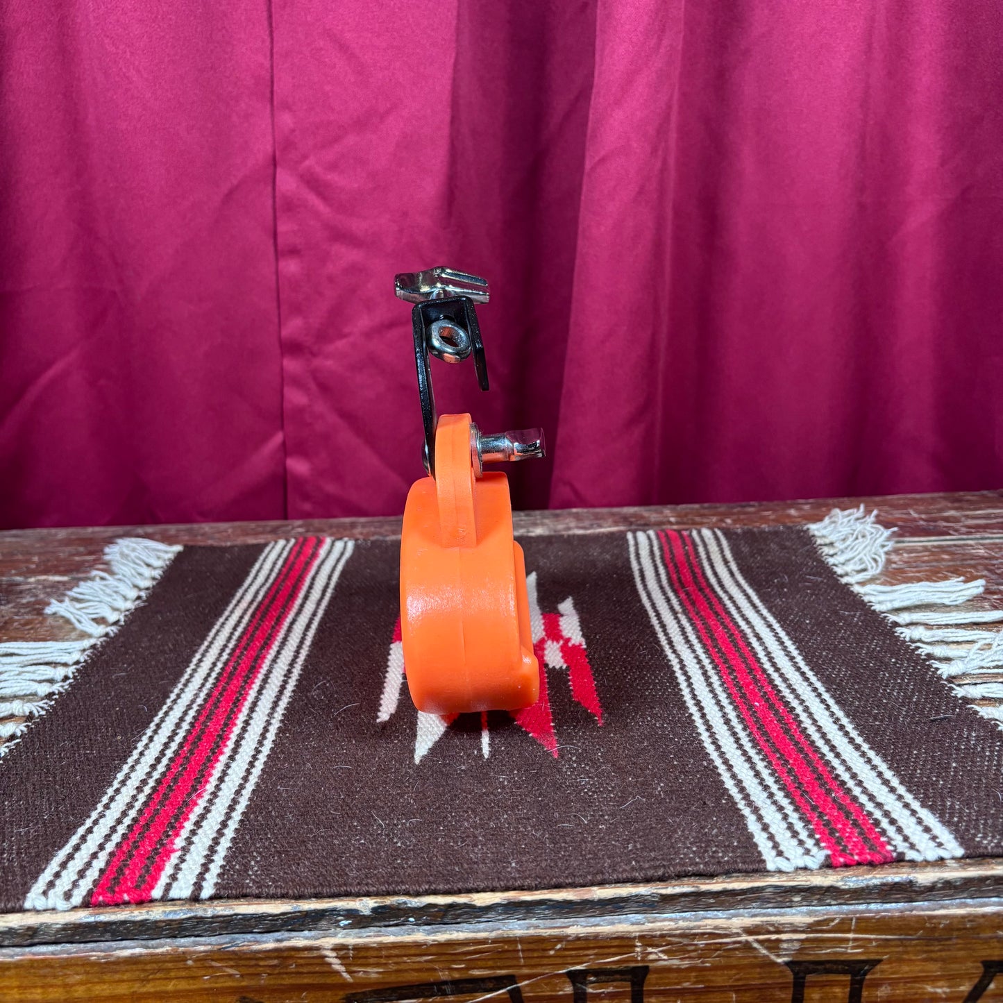 Pearl PBL-30 Low Pitch Jam Block Neon Orange w/ Mounting Bracket