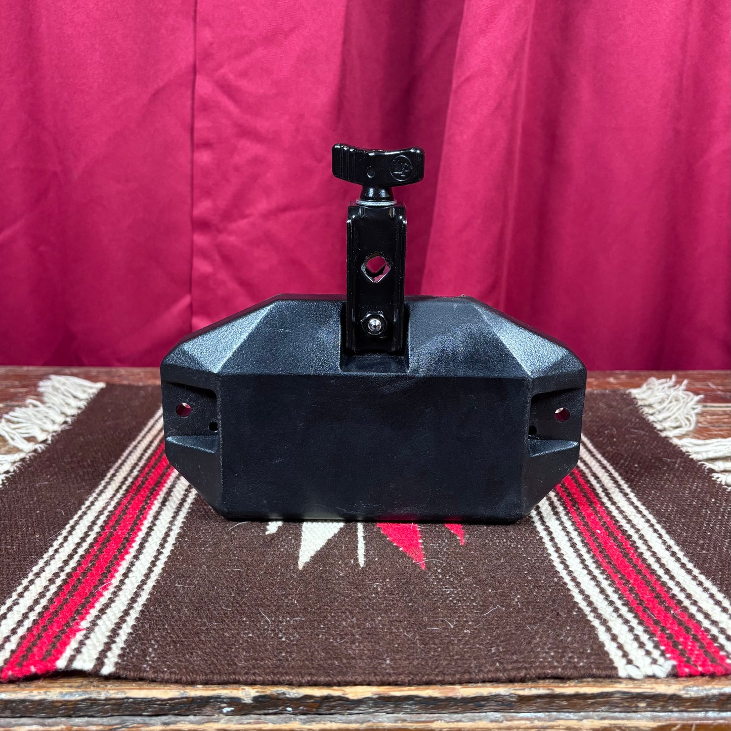 LP Latin Percussion LP1207-DLX Deluxe Jam Block w/ Vise Mount Medium Pitch Black
