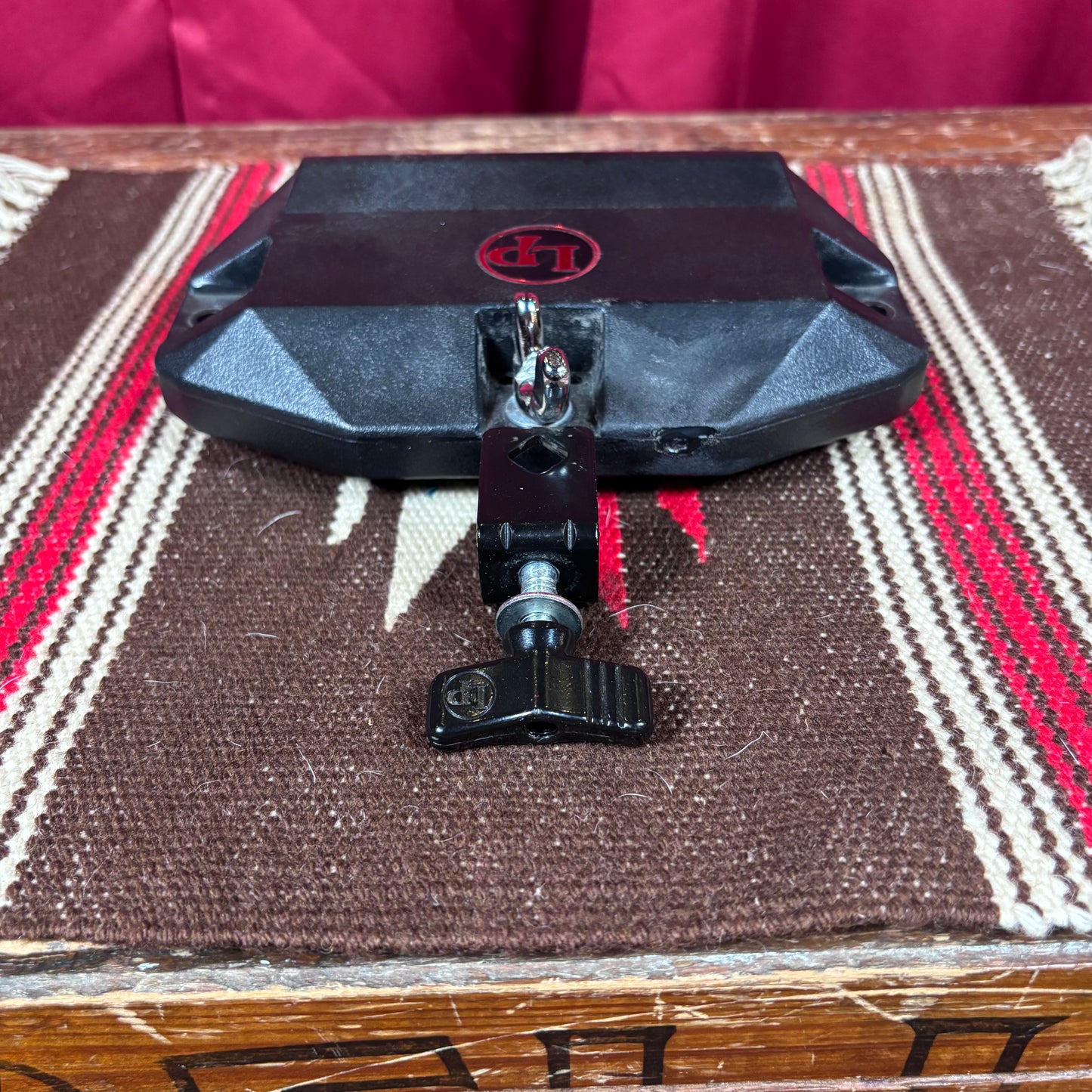 LP Latin Percussion LP1207-DLX Deluxe Jam Block w/ Vise Mount Medium Pitch Black