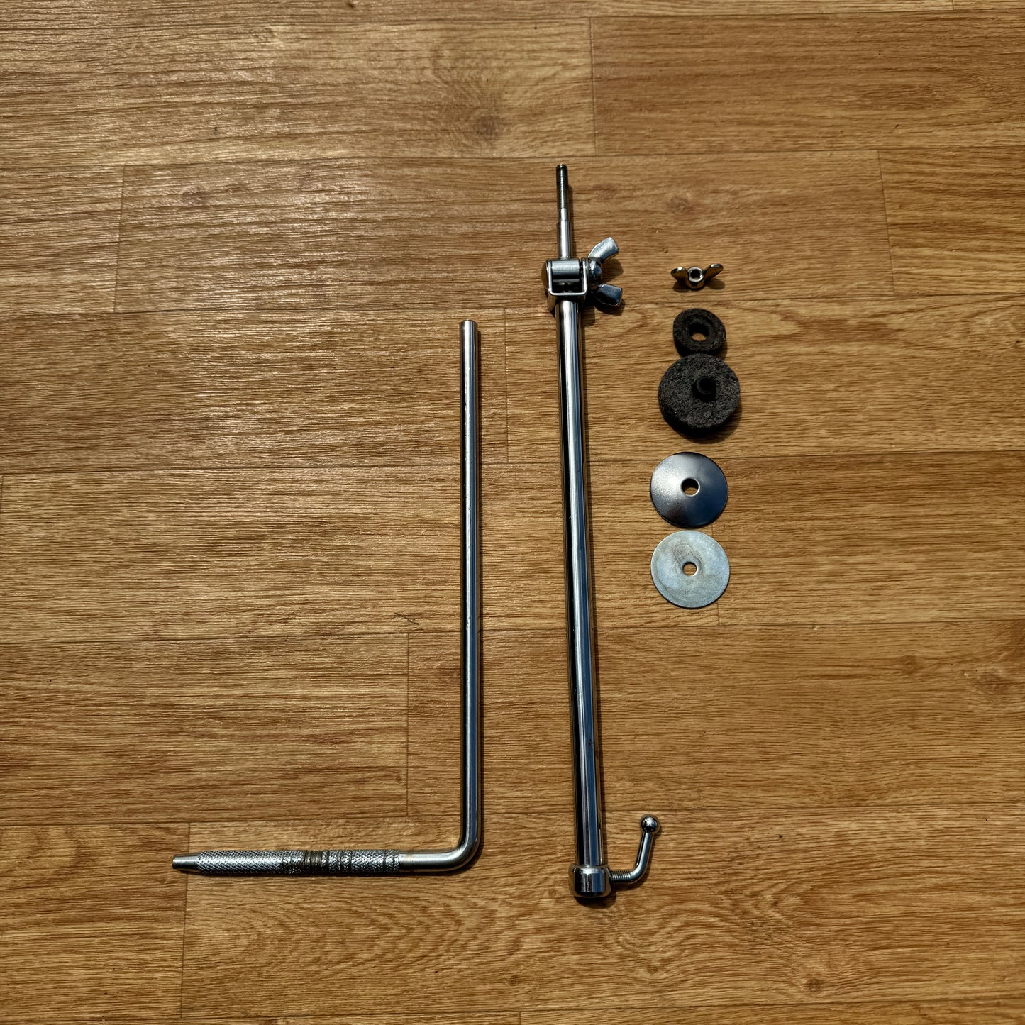 1950s WFL Ludwig No. 1372 Adjustable L-Arm Cymbal Holder Chrome