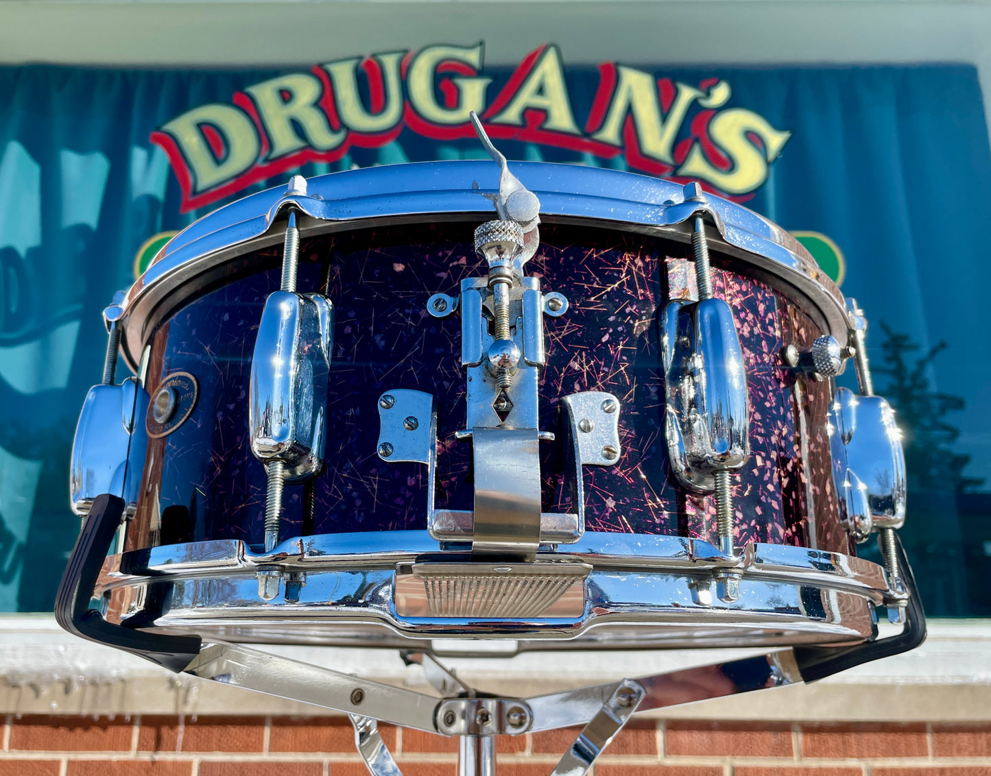 1959 Slingerland 5.5x14 Gene Krupa Radio King No. 143 Snare Drum Solid Shell Capri Pearl