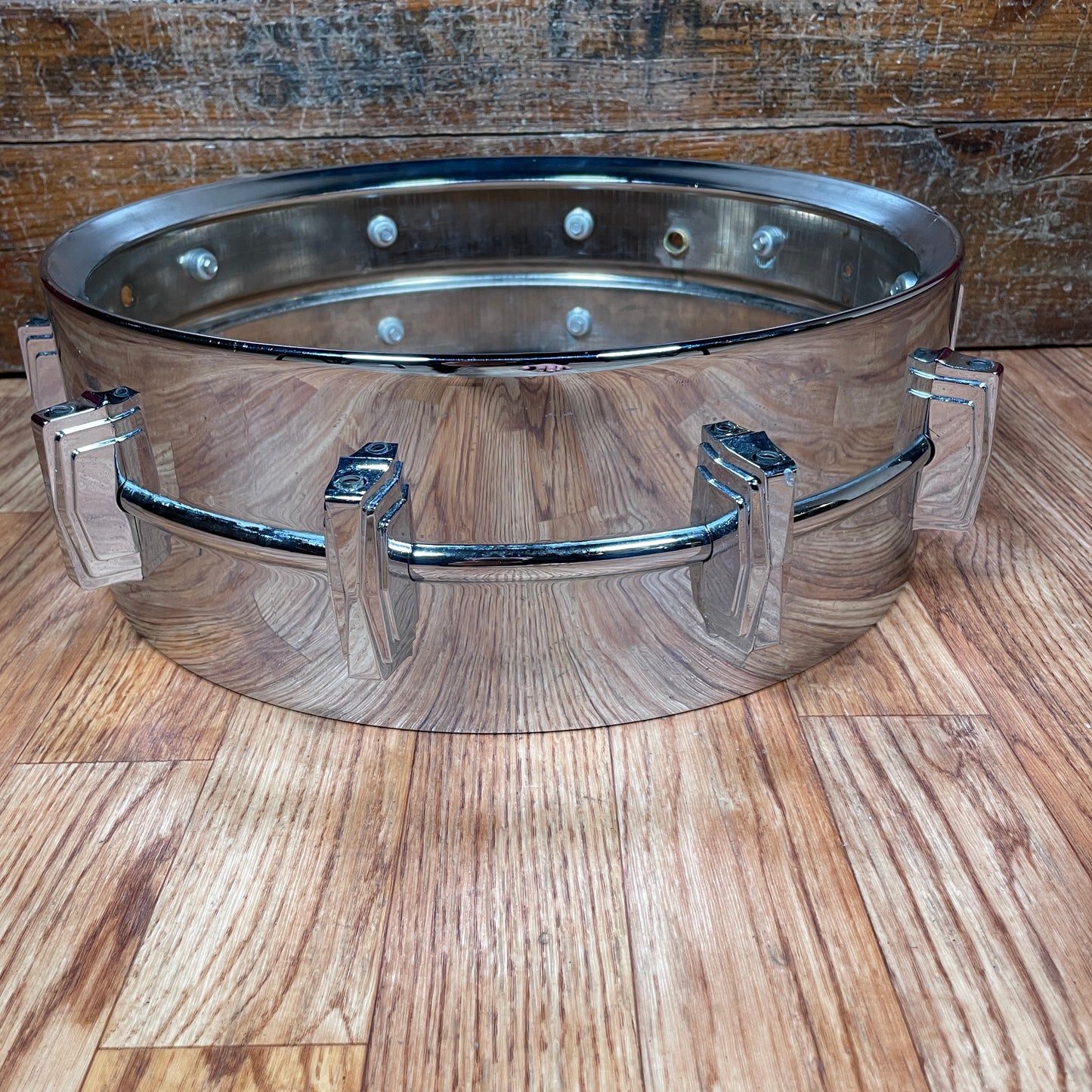 1960s Ludwig 5x14 Super Sensitive Brass Snare Drum Shell COB Pre-Serial Supraphonic
