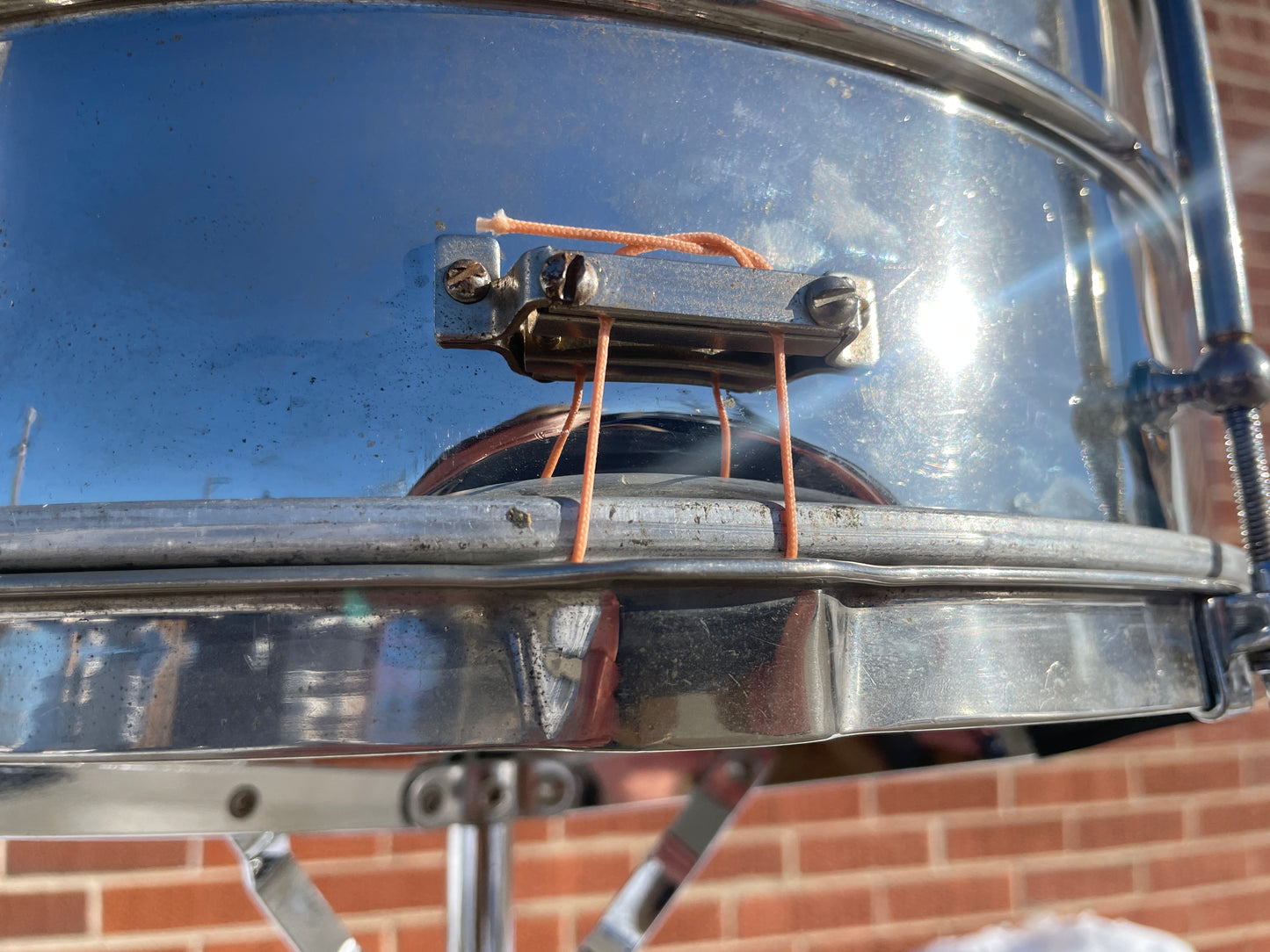 1930s Ludwig Standard/Universal/All-Round 6.5x15 2pc Heavy Brass Shell Snare Drum