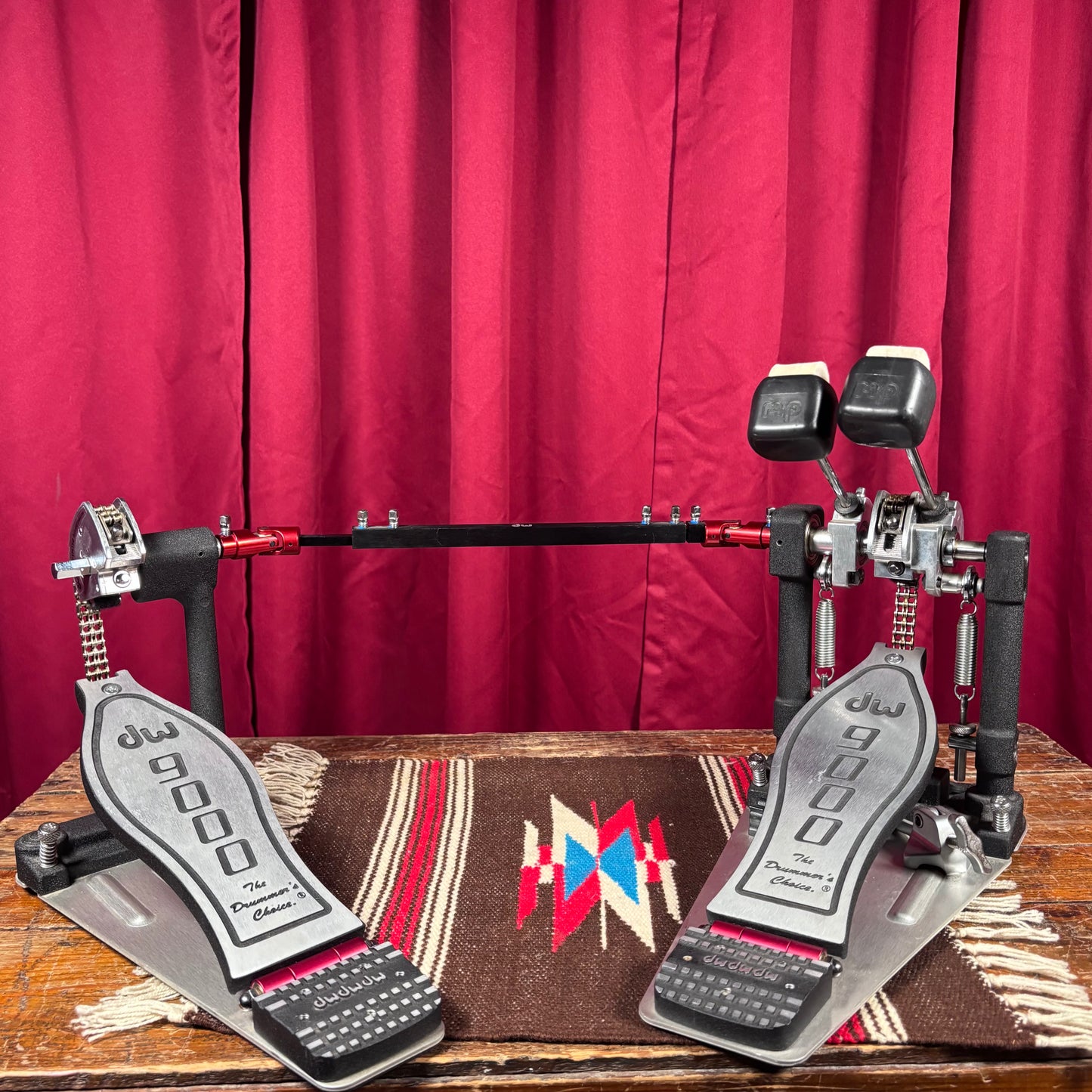 DW 9000 Series Double Bass Drum Pedal DWCP9002 Drum Workshop