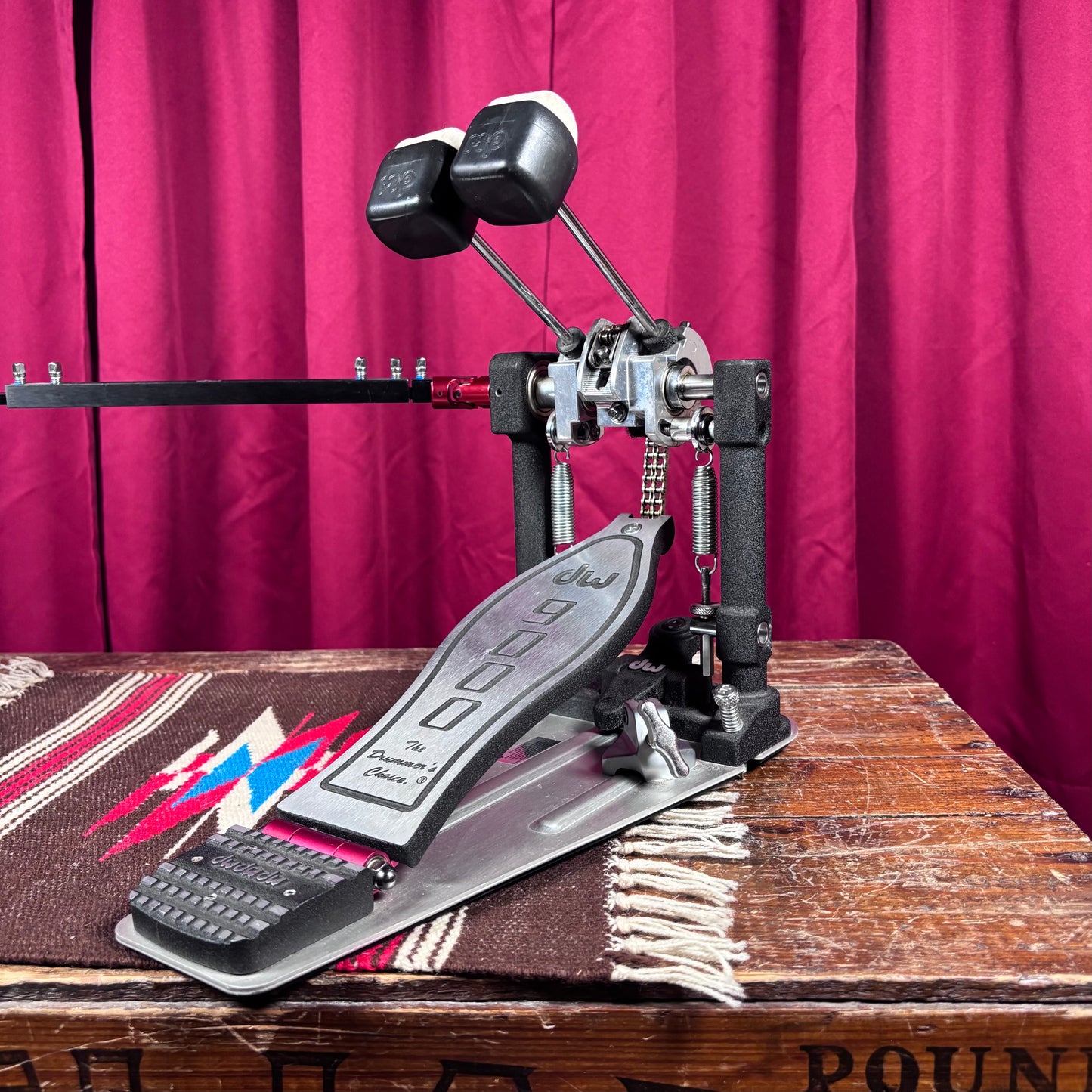 DW 9000 Series Double Bass Drum Pedal DWCP9002 Drum Workshop