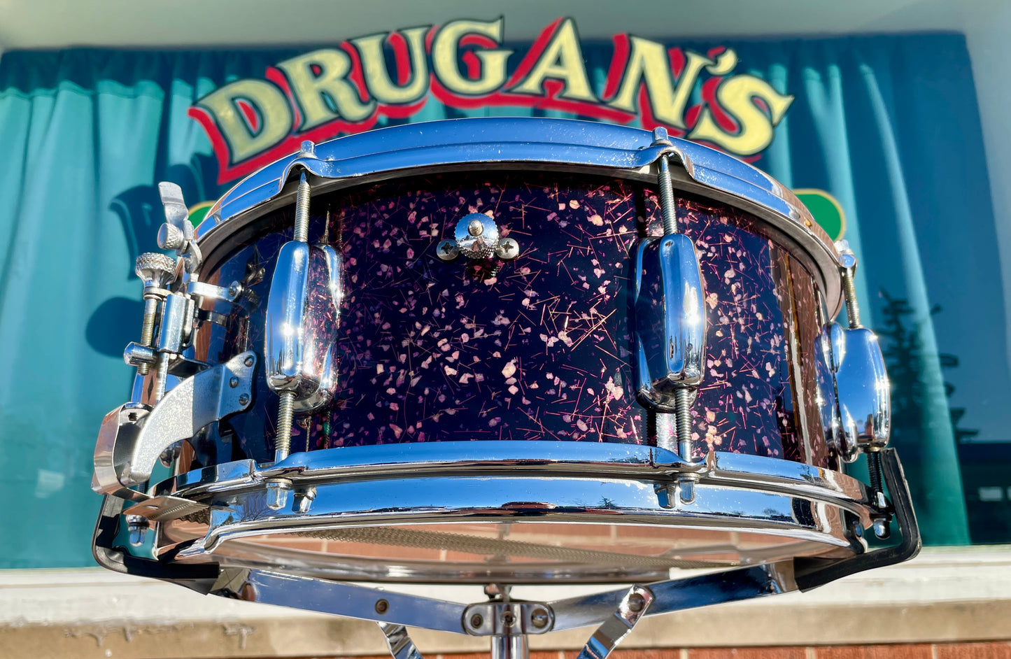 1959 Slingerland 5.5x14 Gene Krupa Radio King No. 143 Snare Drum Solid Shell Capri Pearl