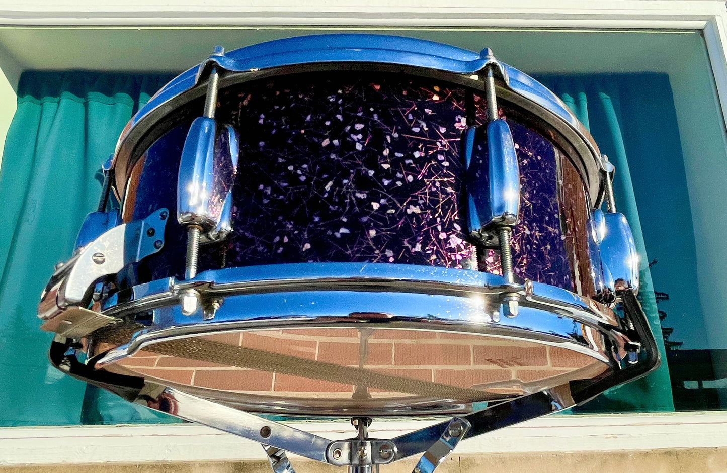 1959 Slingerland 5.5x14 Gene Krupa Radio King No. 143 Snare Drum Solid Shell Capri Pearl