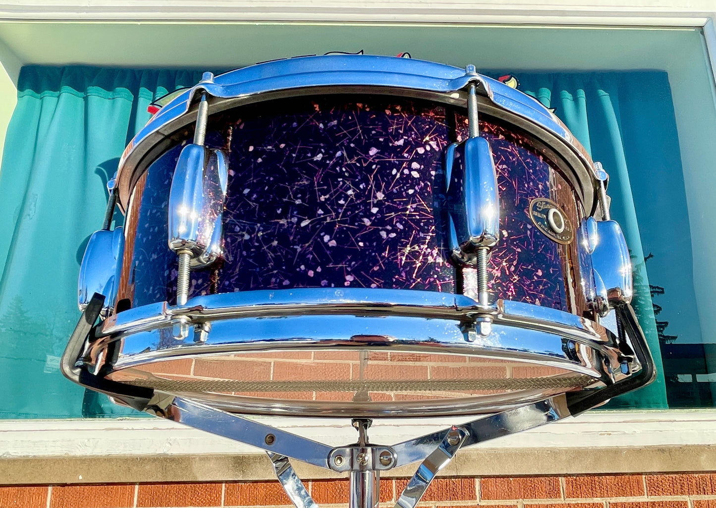 1959 Slingerland 5.5x14 Gene Krupa Radio King No. 143 Snare Drum Solid Shell Capri Pearl