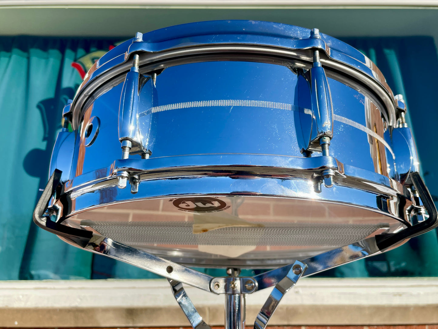 1970s Gretsch No. 4160 Chrome Over Brass 5x14 Snare Drum