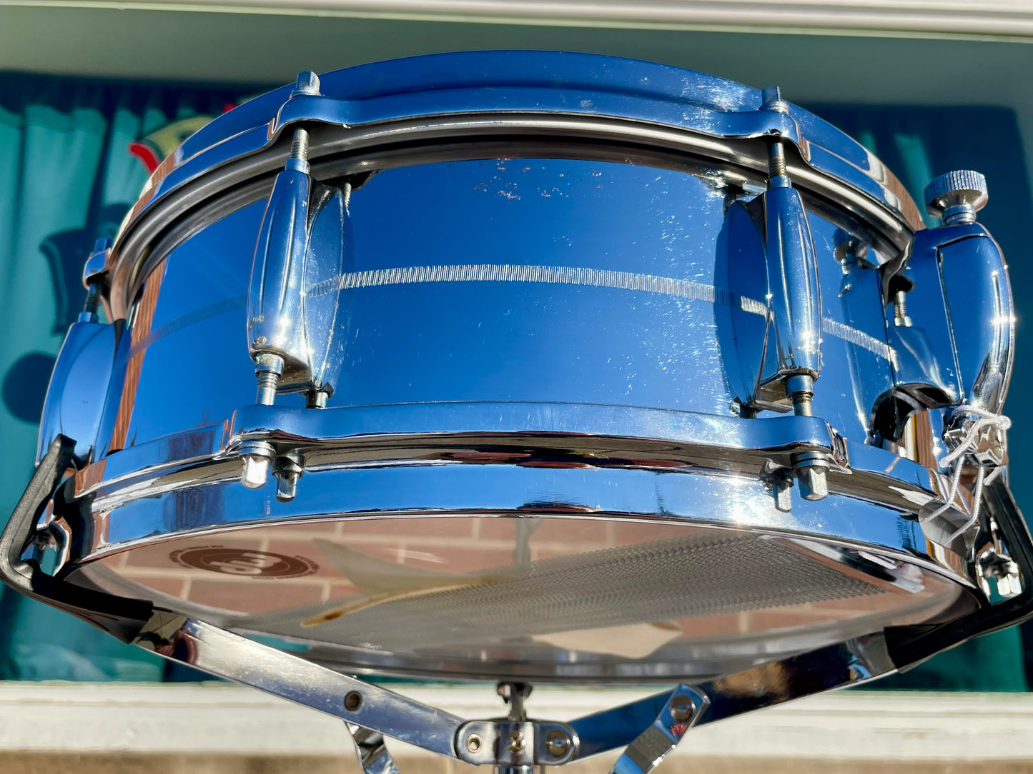 1970s Gretsch No. 4160 Chrome Over Brass 5x14 Snare Drum