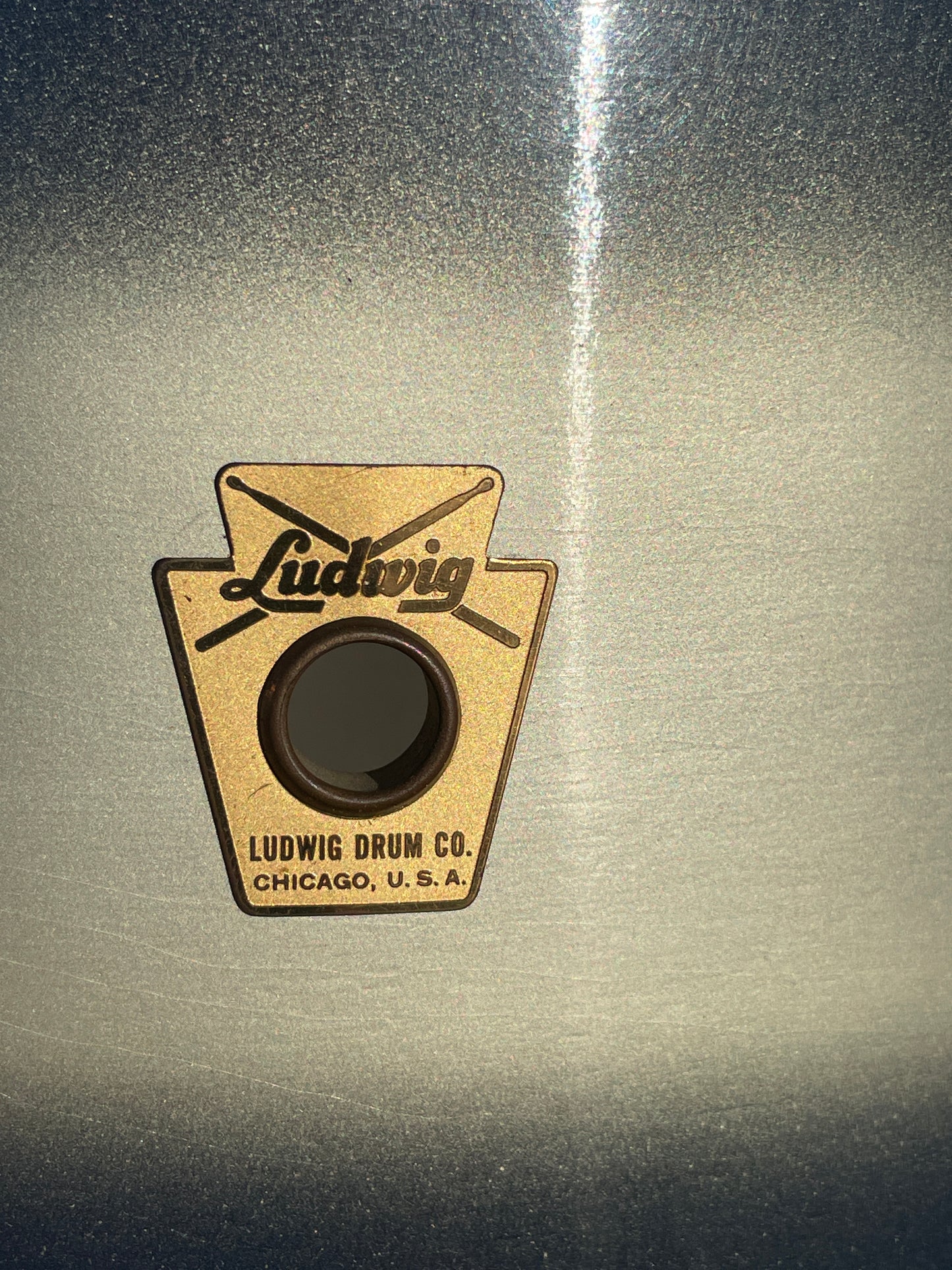 1960s Ludwig 9x13 Club Date Pre-Serial Tom Blue / Silver Duco