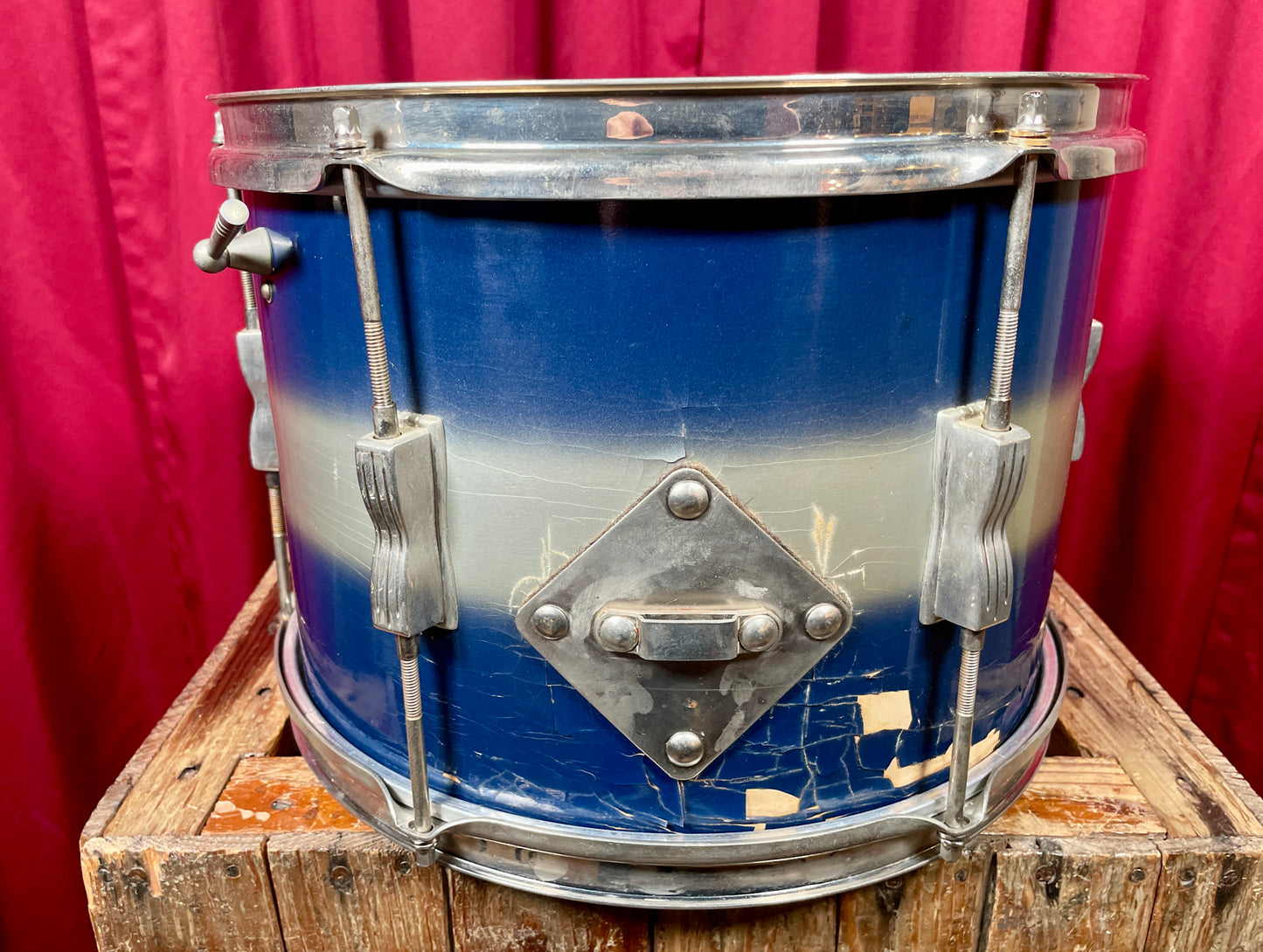 1960s Ludwig 9x13 Club Date Pre-Serial Tom Blue / Silver Duco