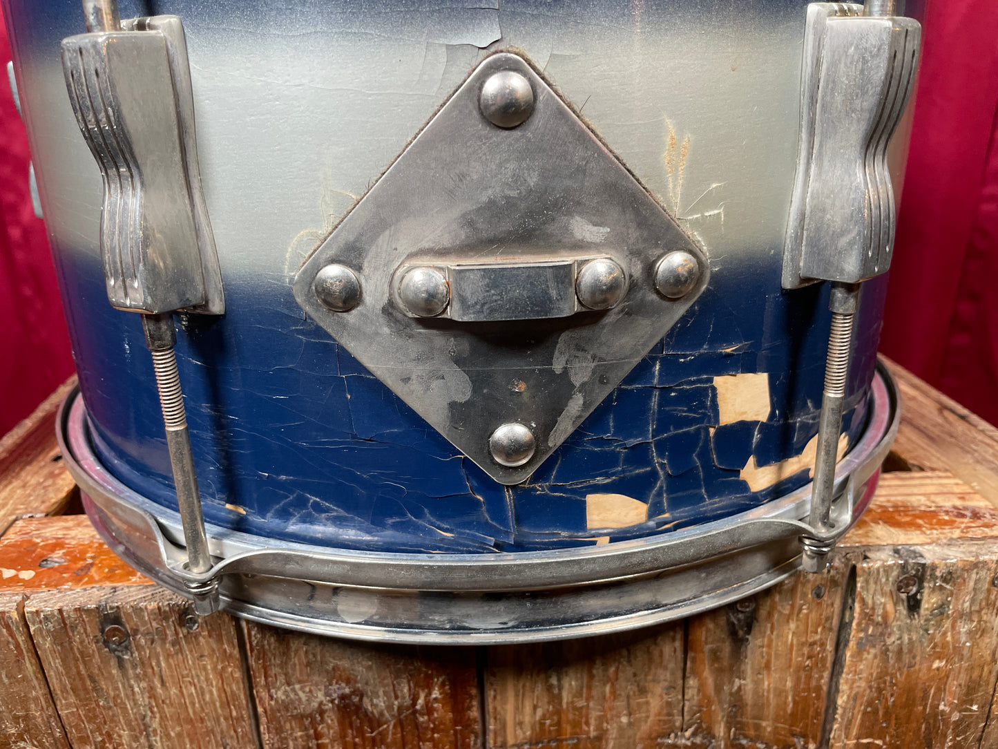 1960s Ludwig 9x13 Club Date Pre-Serial Tom Blue / Silver Duco