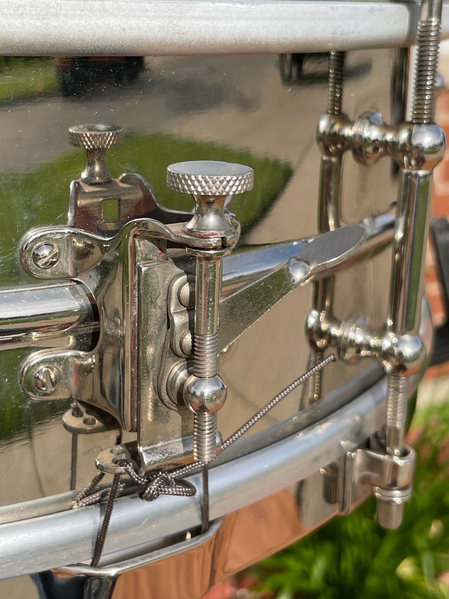 1920s Leedy 5x14 Ideal Model No. 931 8 Lug Snare Drum NOB w/ Original Case