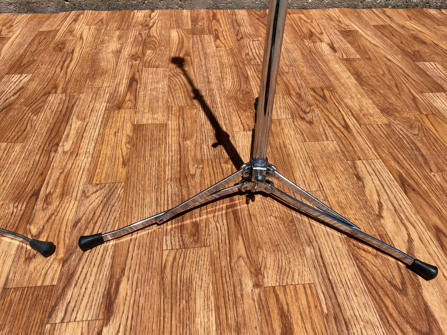 1960s Ludwig No. 1400 Straight Flat Base Cymbal Stand Pair (2pcs)