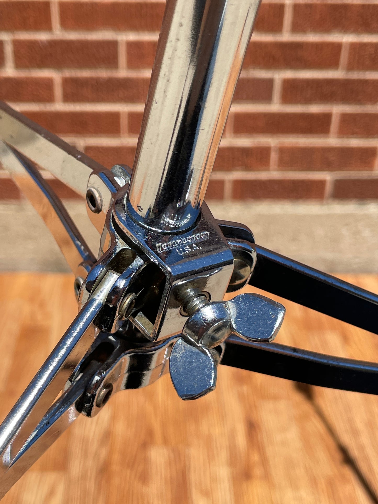 1960s Ludwig No. 1400 Straight Flat Base Cymbal Stand Pair (2pcs)