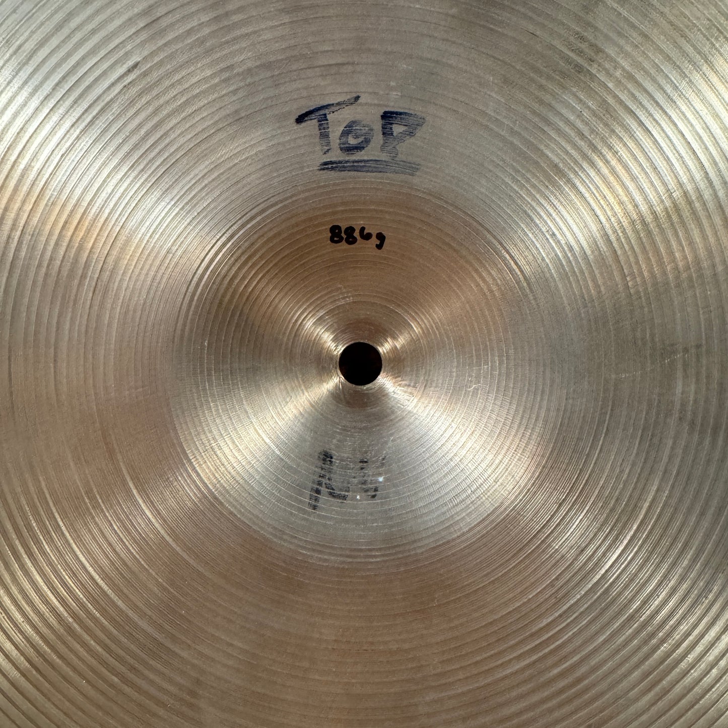 14" Zildjian A 1970s New Beat Hi-Hat Cymbal Pair 886g/1216g *Video Demo*