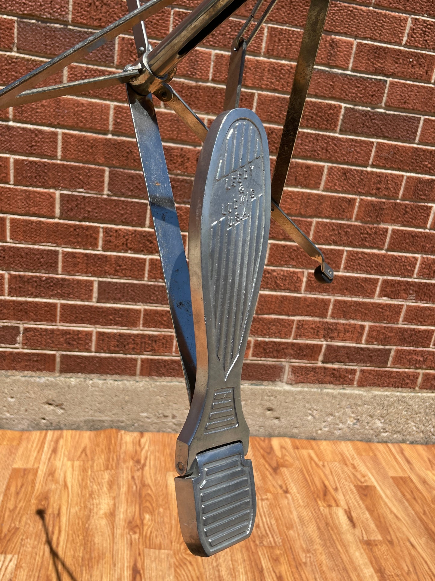 1950s Leedy & Ludwig "High Hat" Sock Pedal No. 7563 Hi-Hat Stand