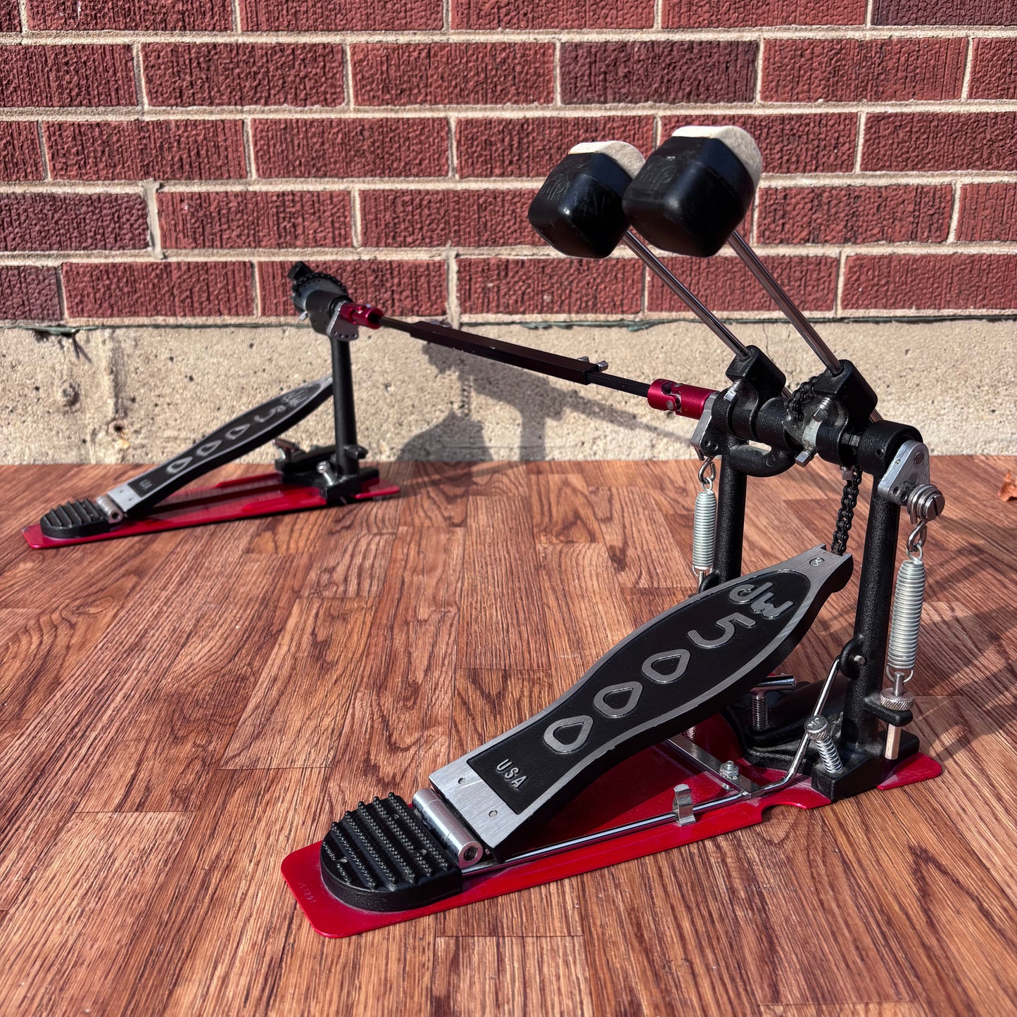 1990s DW 5000 Series Accelerator Single Chain Double Bass Drum Pedal