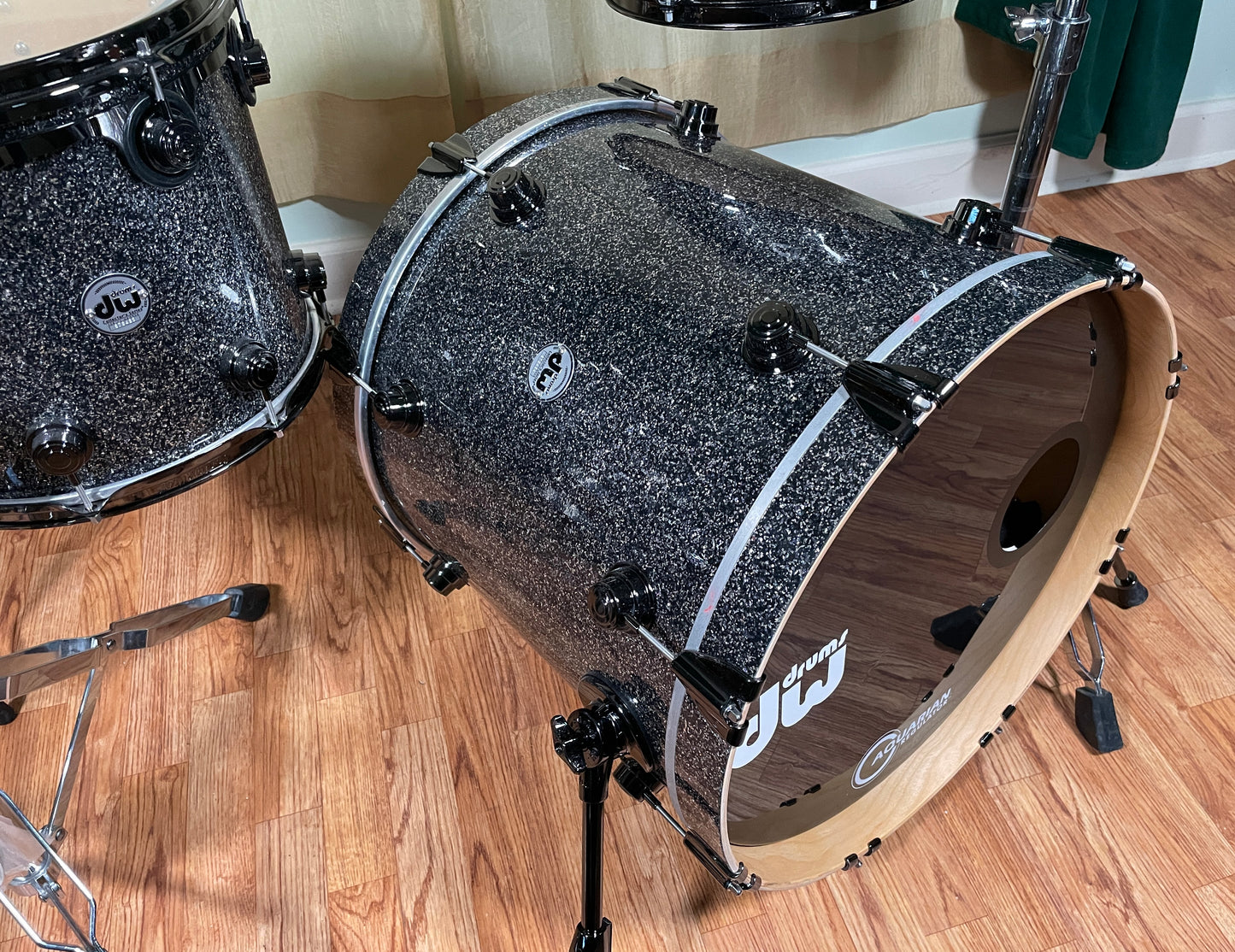 DW Collector's Series Pure Birch Drum Set Black Galaxy 20/10/12/14/16 Drum Workshop