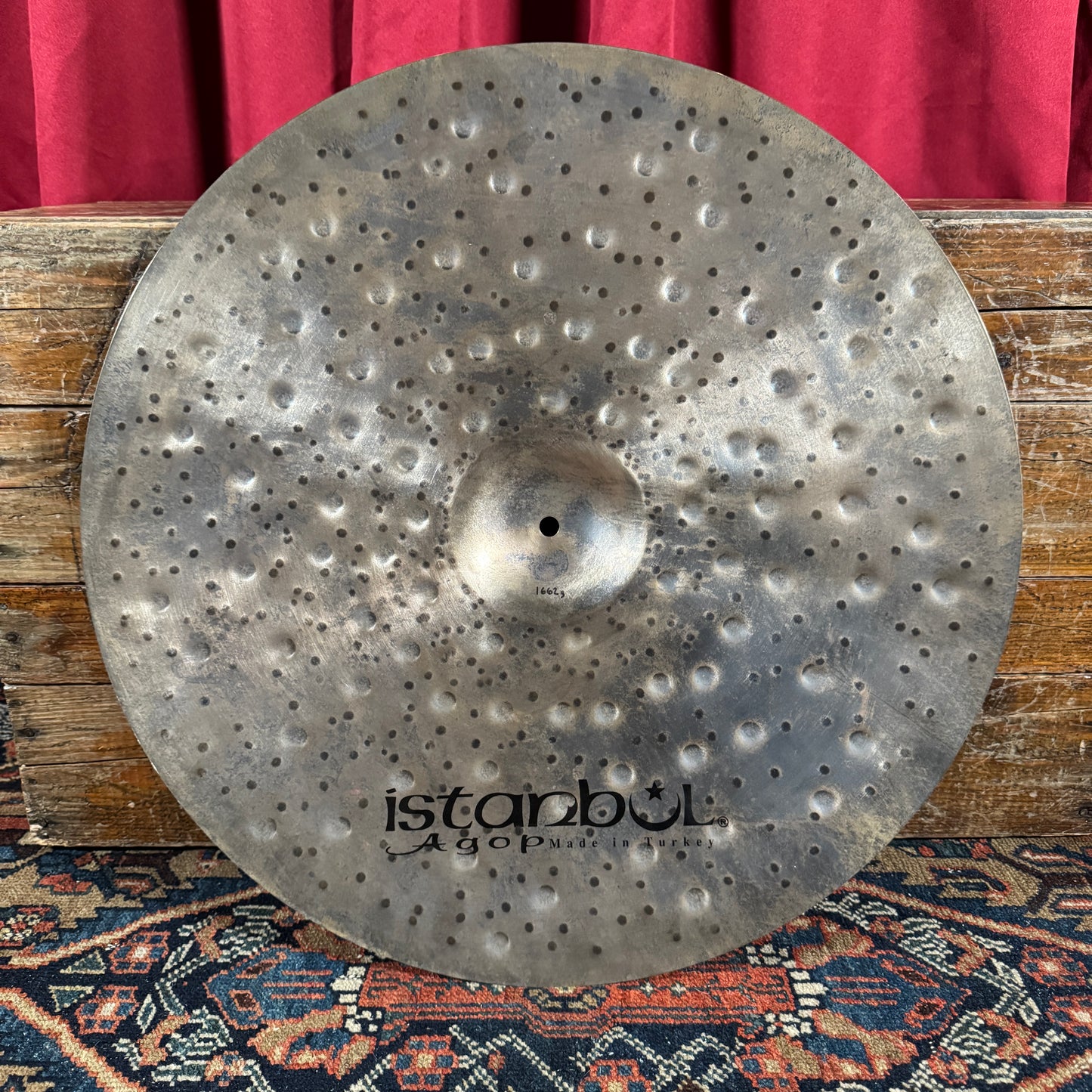22" Istanbul Agop Xist Dry Dark Crash Cymbal 1662g *Video Demo*