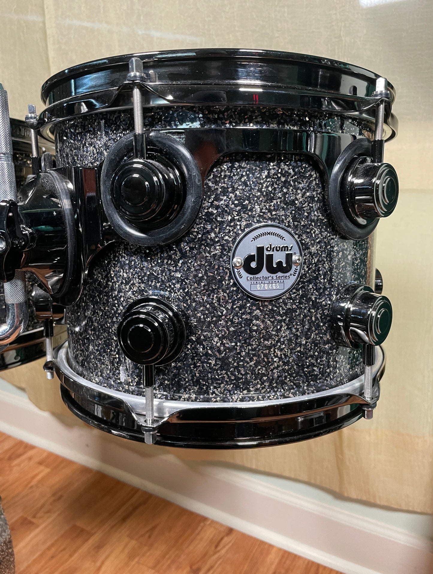 DW Collector's Series Pure Birch Drum Set Black Galaxy 20/10/12/14/16 Drum Workshop