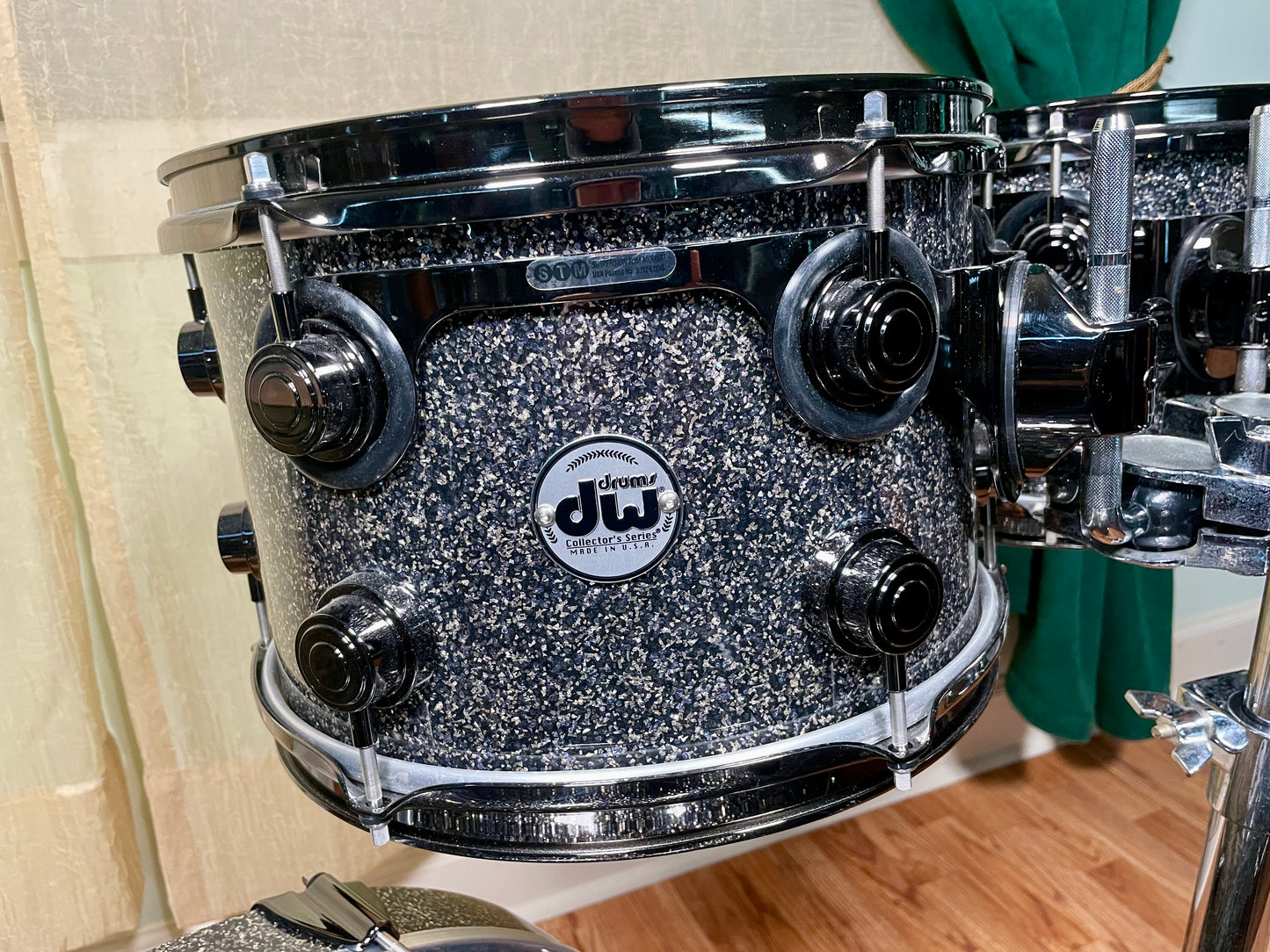 DW Collector's Series Pure Birch Drum Set Black Galaxy 20/10/12/14/16 Drum Workshop