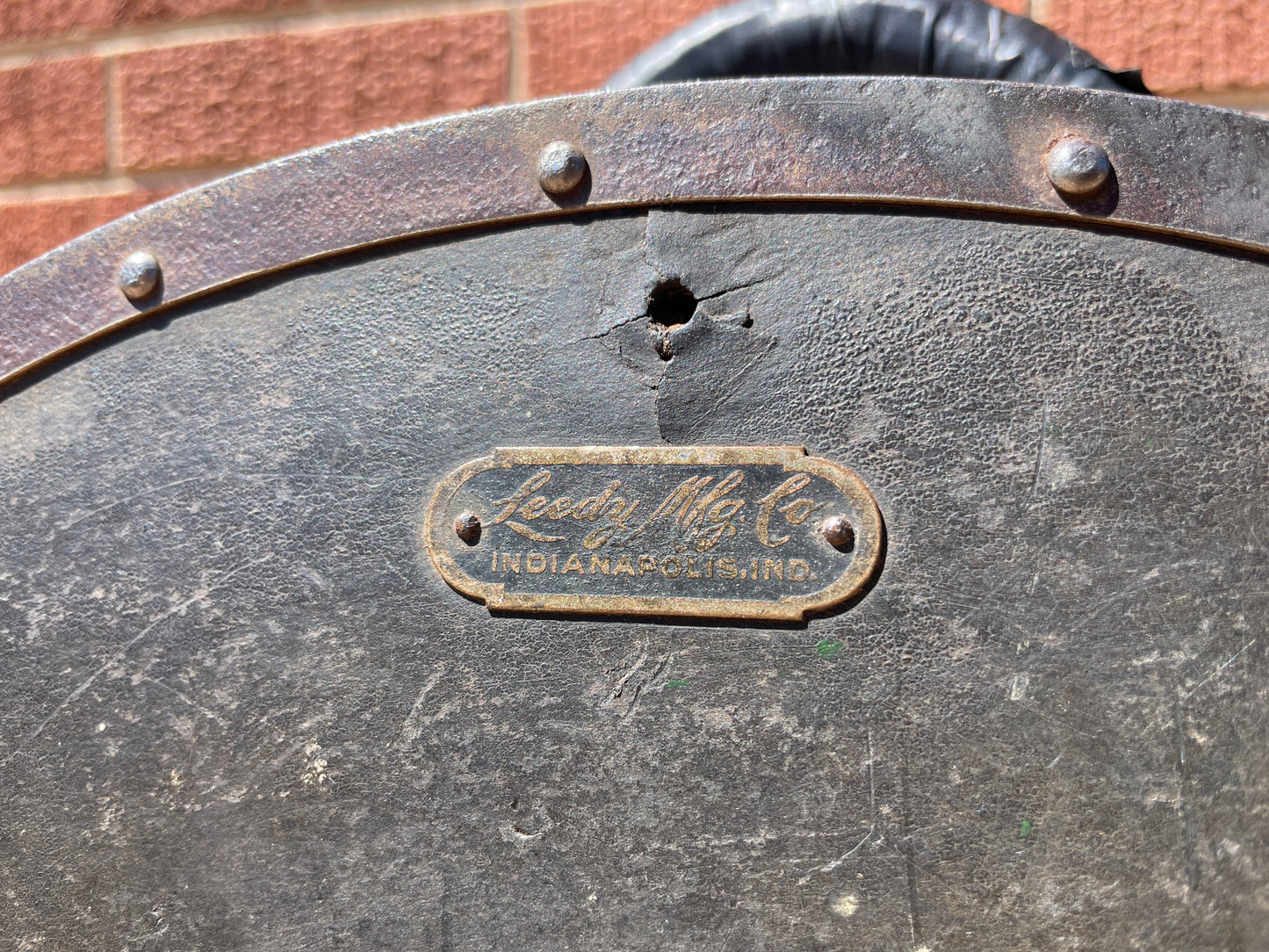 1920s Leedy 5x14 Ideal Model No. 931 8 Lug Snare Drum NOB w/ Original Case