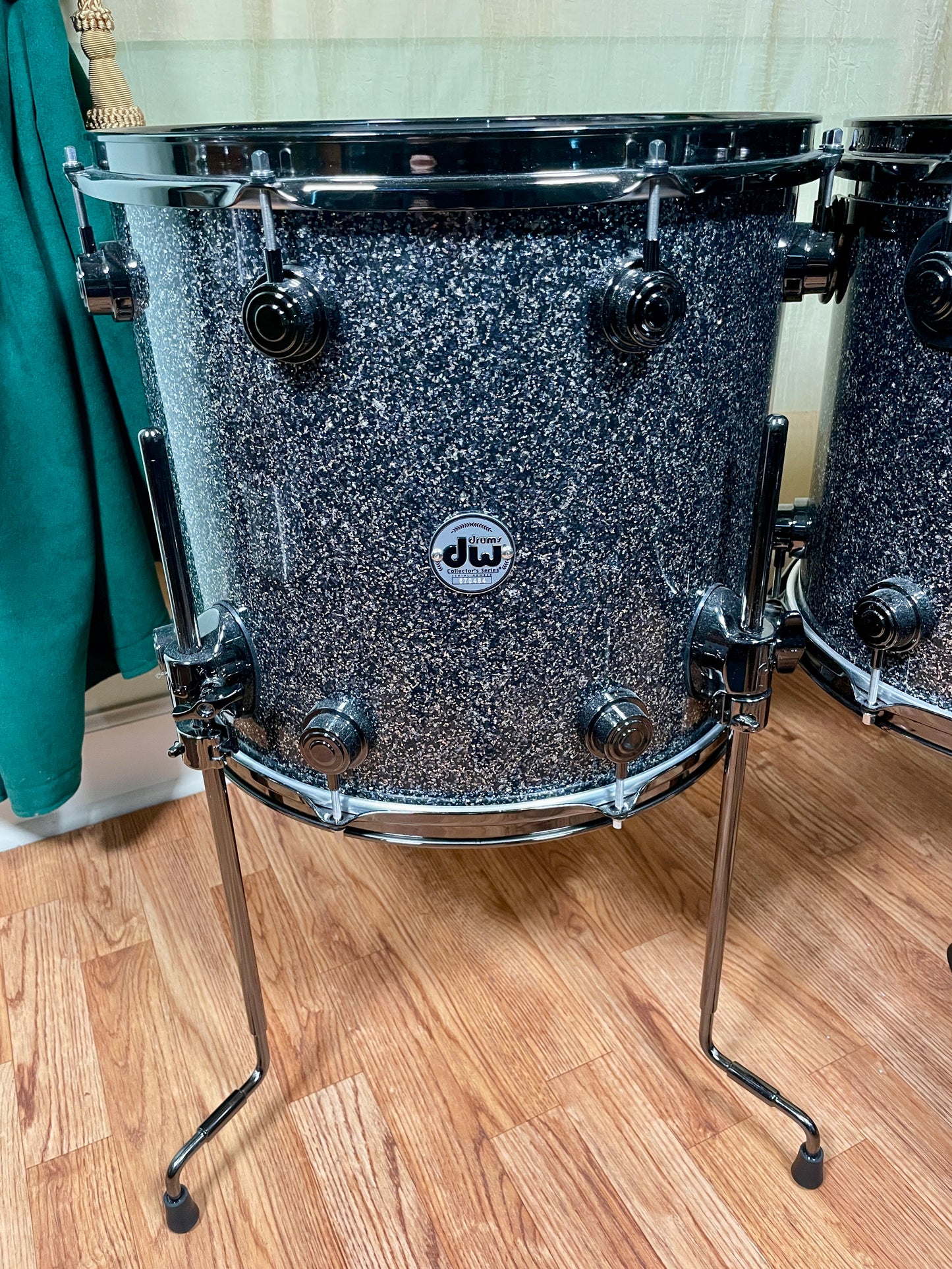 DW Collector's Series Pure Birch Drum Set Black Galaxy 20/10/12/14/16 Drum Workshop
