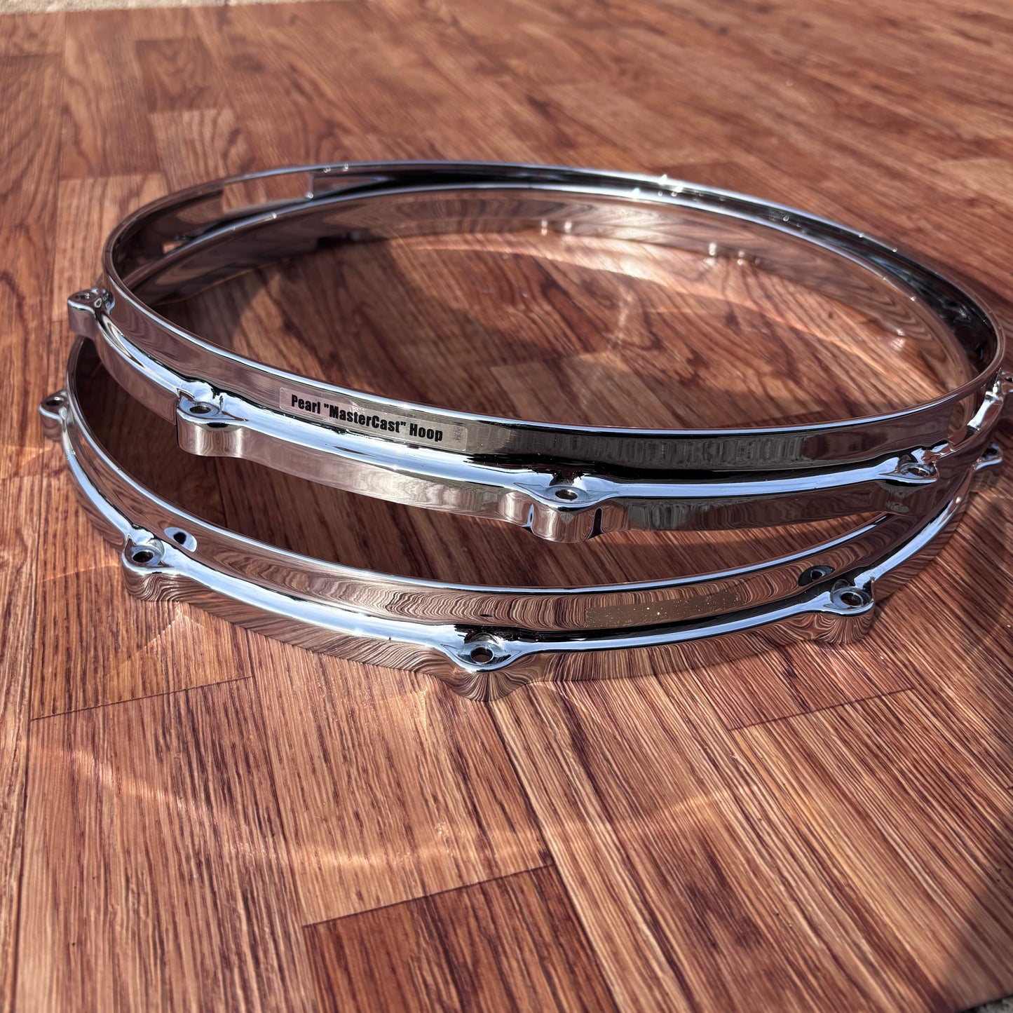 Pearl Pair of 14" 10-Lug MasterCast Die Cast Snare Hoops DC1410 DC1410S