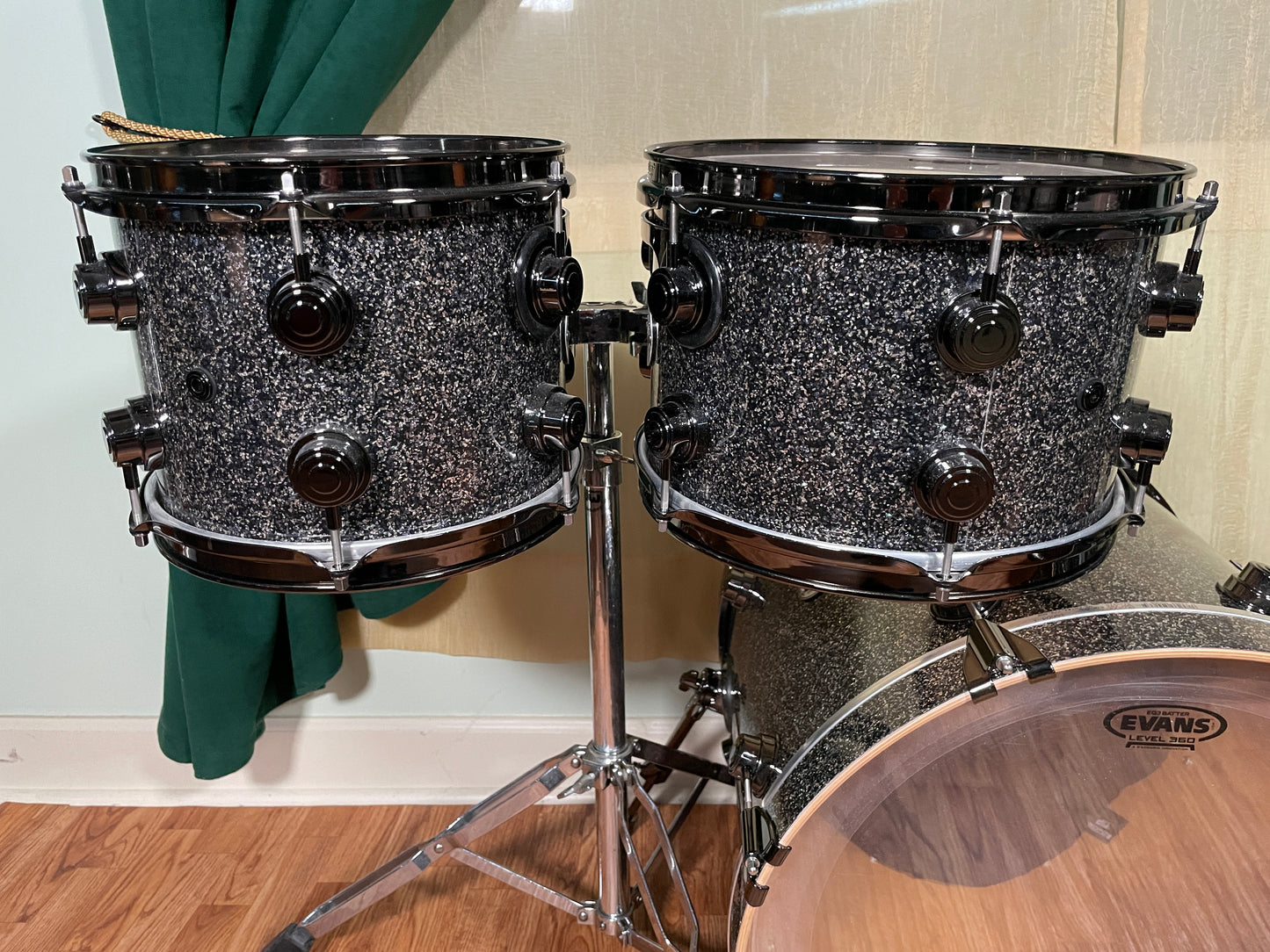 DW Collector's Series Pure Birch Drum Set Black Galaxy 20/10/12/14/16 Drum Workshop