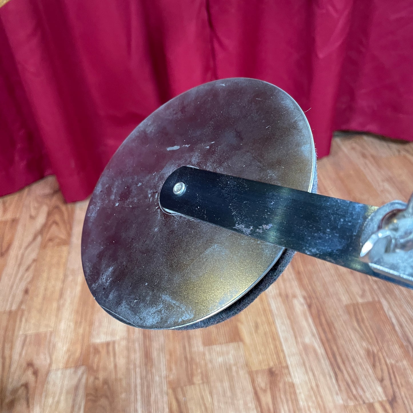 1960s Ludwig No. 136 Adjustable External Bass Drum Muffler Chrome