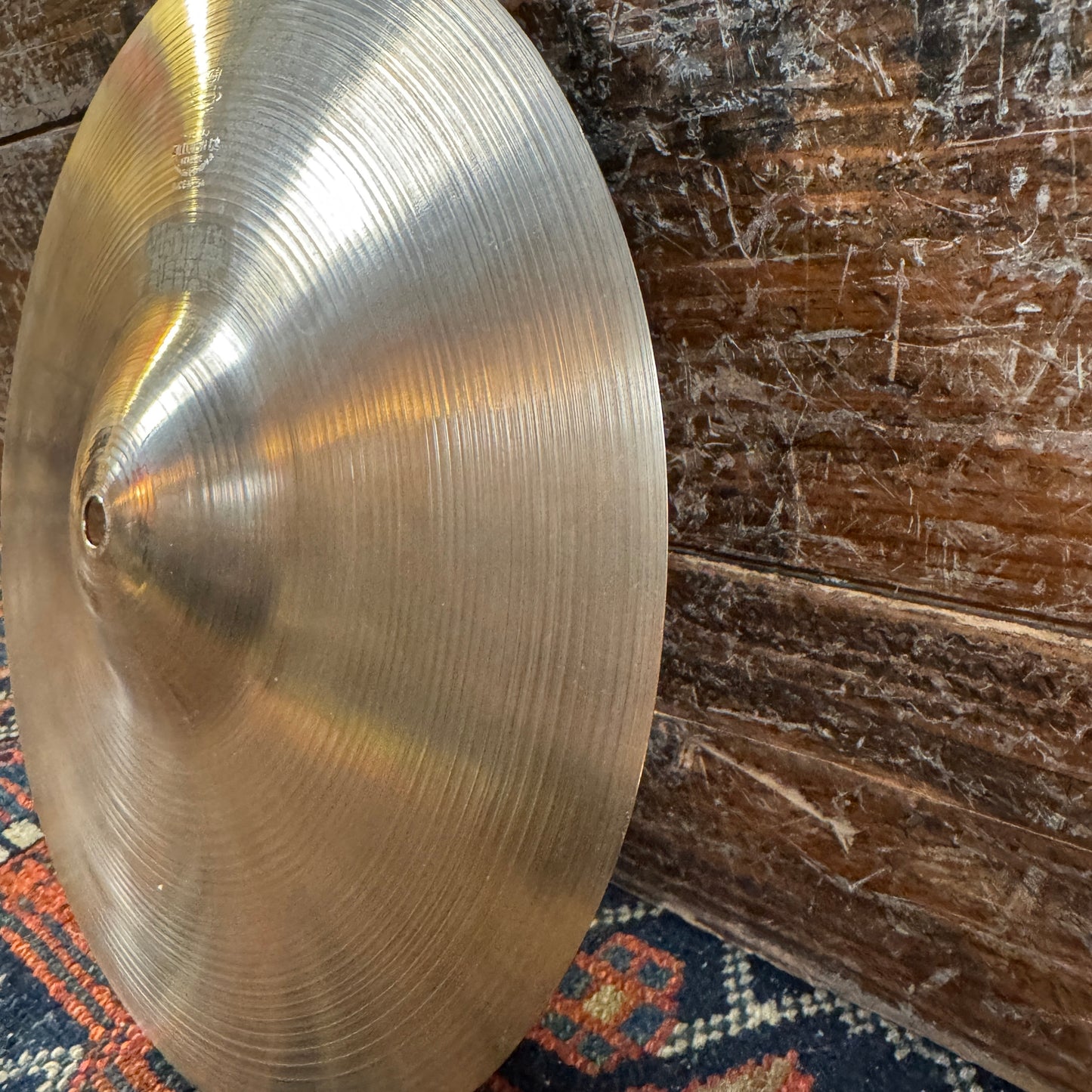 11" Zildjian A 1940s-50s Gene Krupa Trans Stamp Medium Hi-Hat Cymbal Pair 366g/398g *Video Demo*