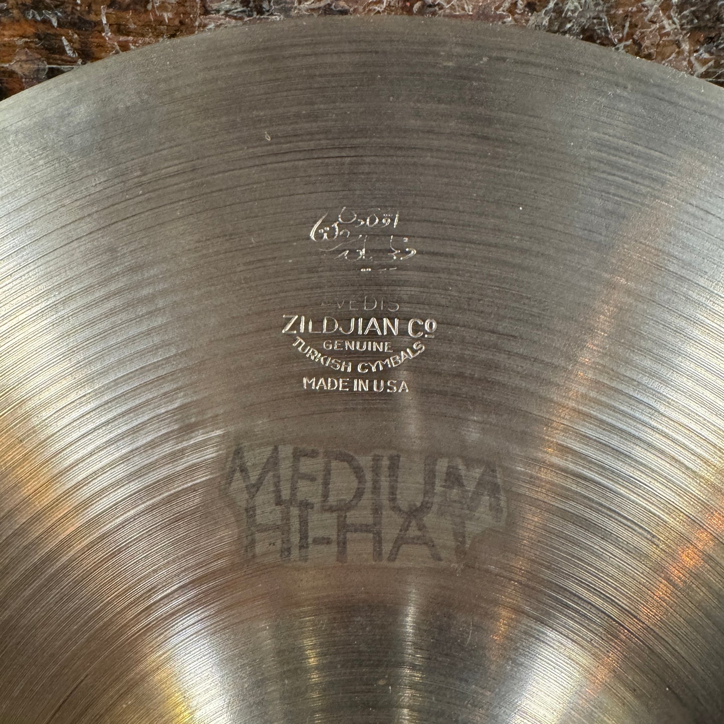 11" Zildjian A 1940s-50s Gene Krupa Trans Stamp Medium Hi-Hat Cymbal Pair 366g/398g *Video Demo*