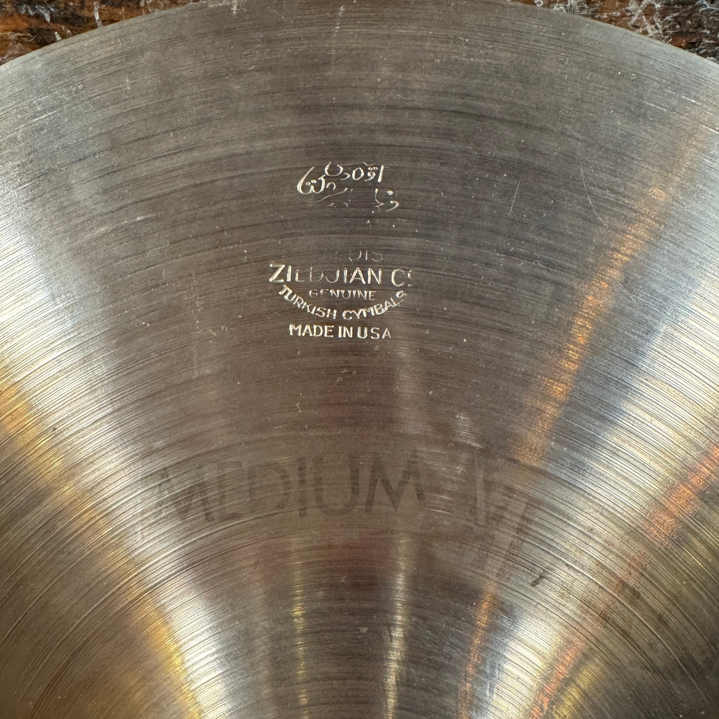 11" Zildjian A 1940s-50s Gene Krupa Trans Stamp Medium Hi-Hat Cymbal Pair 366g/398g *Video Demo*