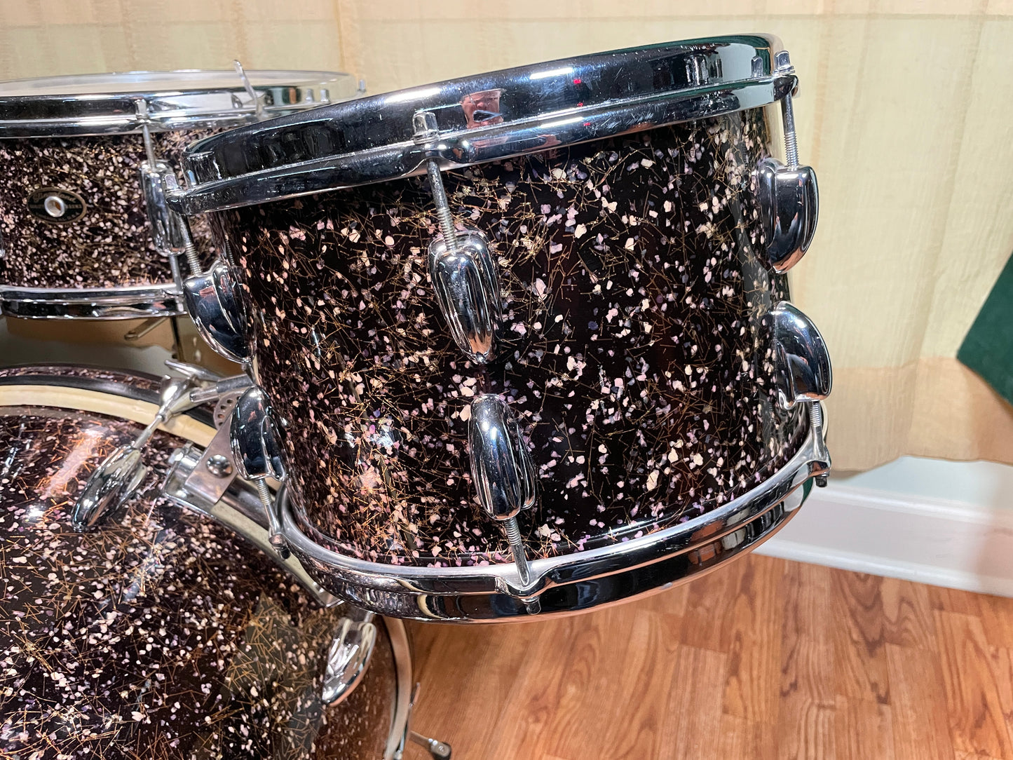 1950s Slingerland Modern Jazz Outfit Drum Set Capri Pearl 20/12/14 w/ 5.5x14 Snare Bop Set