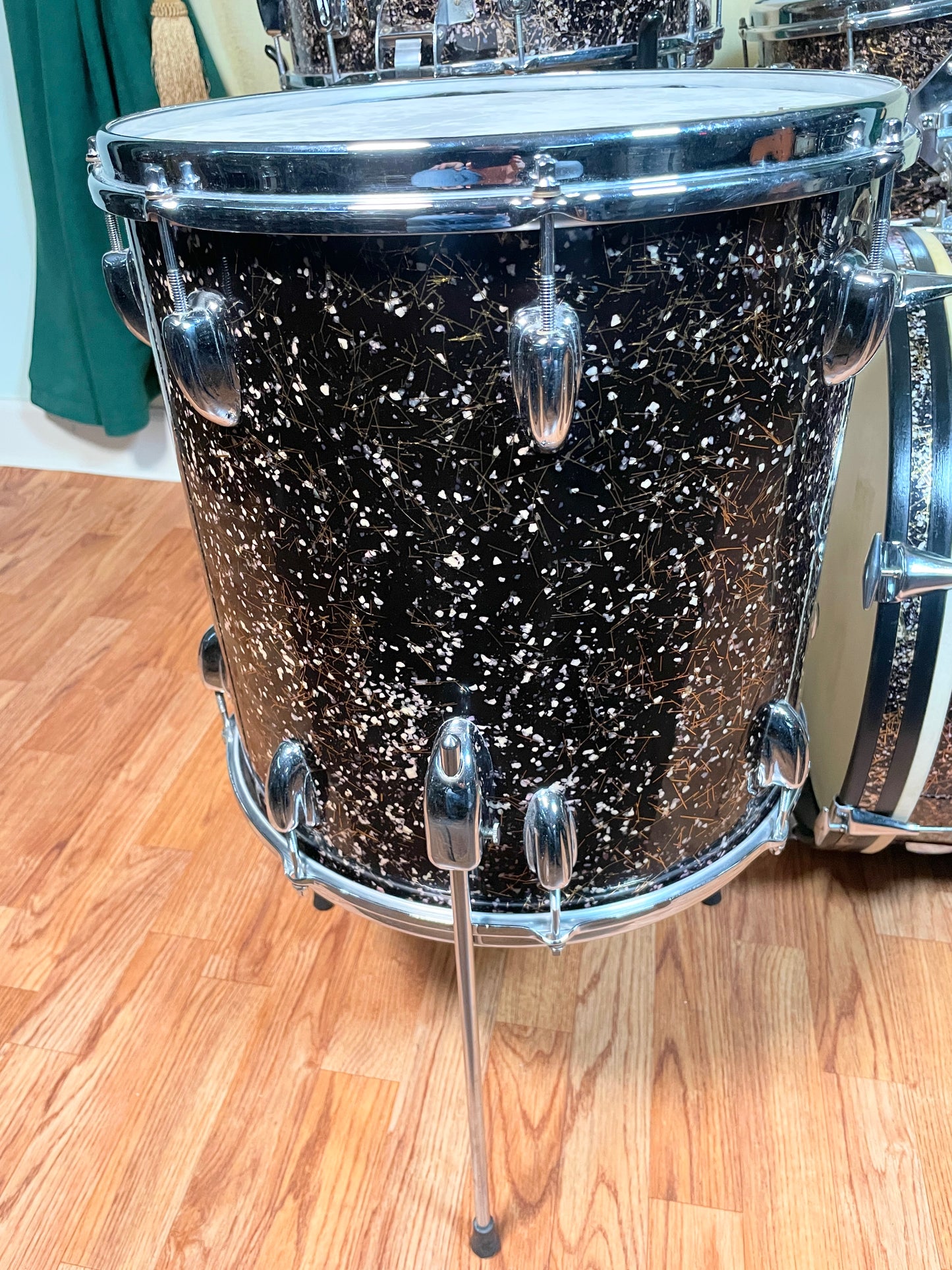 1950s Slingerland Modern Jazz Outfit Drum Set Capri Pearl 20/12/14 w/ 5.5x14 Snare Bop Set