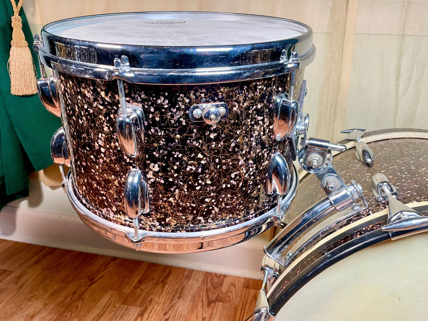 1950s Slingerland Modern Jazz Outfit Drum Set Capri Pearl 20/12/14 w/ 5.5x14 Snare Bop Set