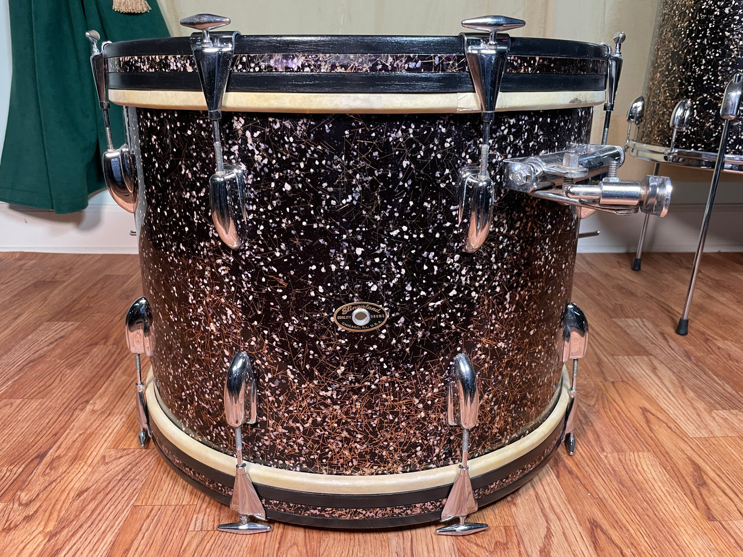 1950s Slingerland Modern Jazz Outfit Drum Set Capri Pearl 20/12/14 w/ 5.5x14 Snare Bop Set