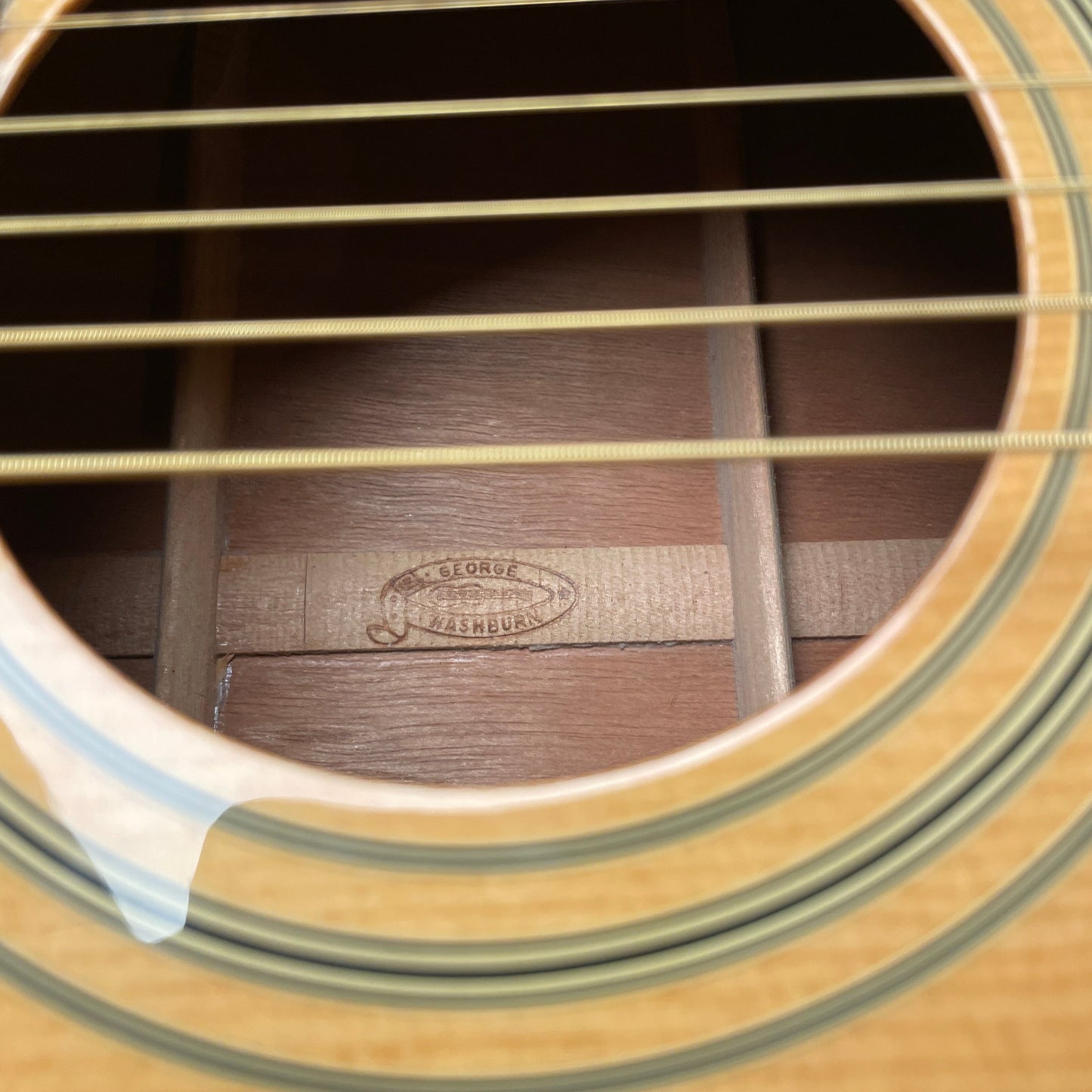 1990s Washburn D12N Acoustic Guitar Natural