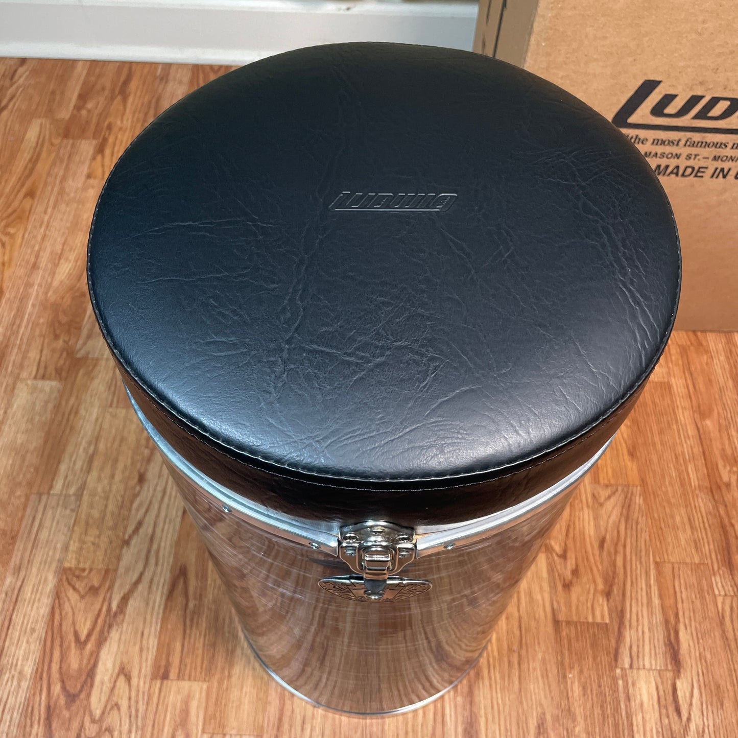 NOS Ludwig 100th Anniversary Classic Maple Drum Set Black Oyster 18/10/12/14