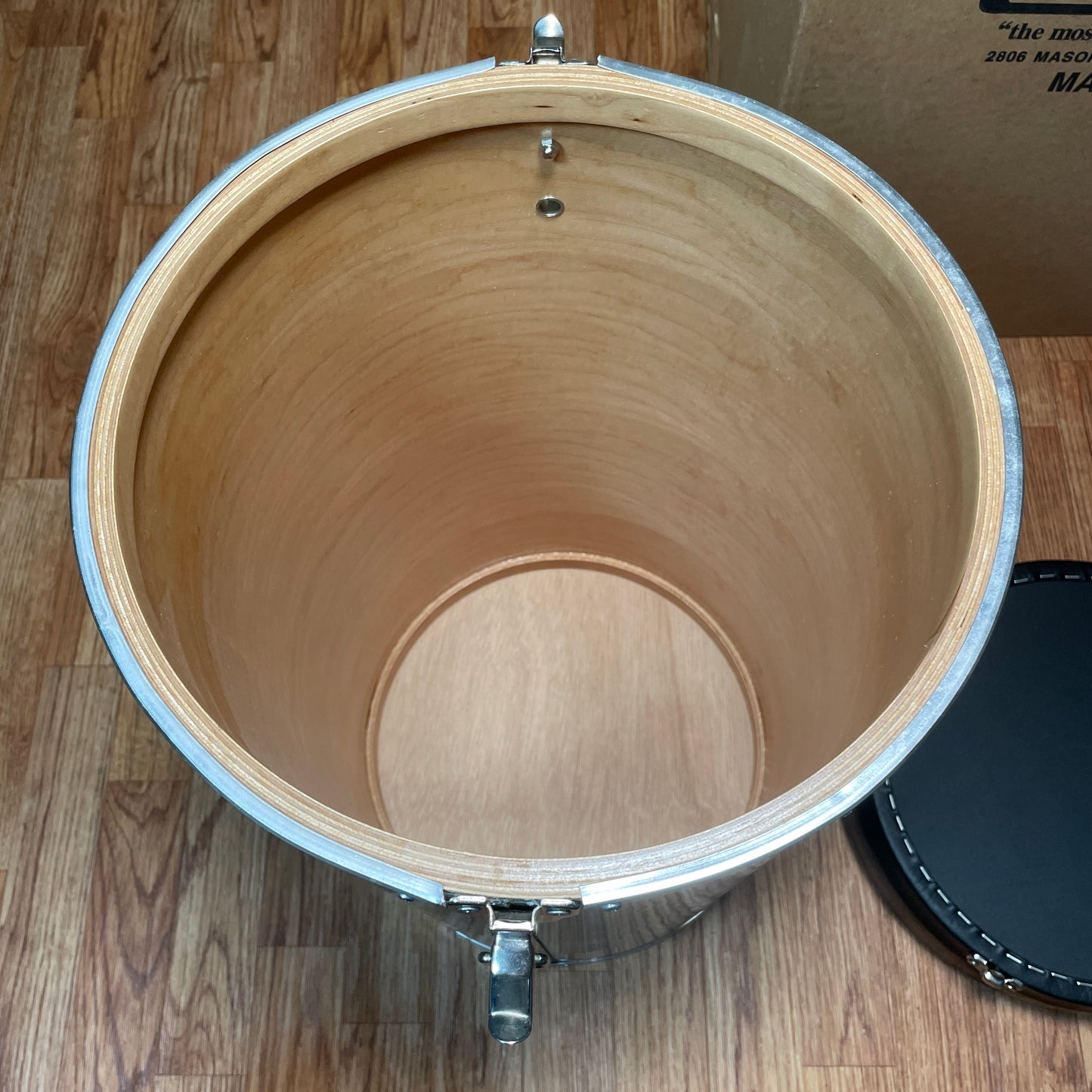 NOS Ludwig 100th Anniversary Classic Maple Drum Set Black Oyster 18/10/12/14