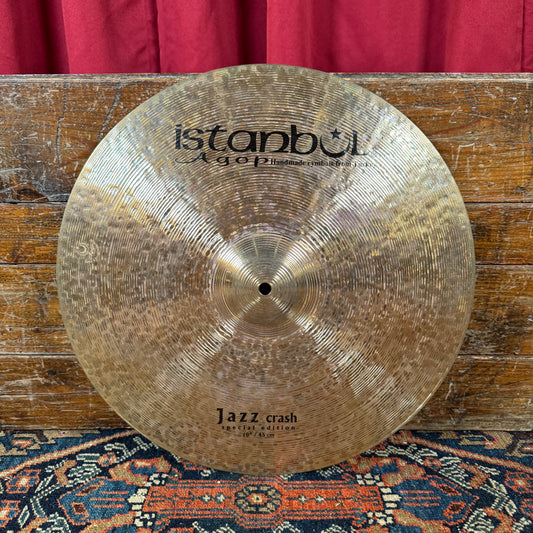 18" Istanbul Agop Special Edition Jazz Crash Cymbal 1234g *Video Demo*