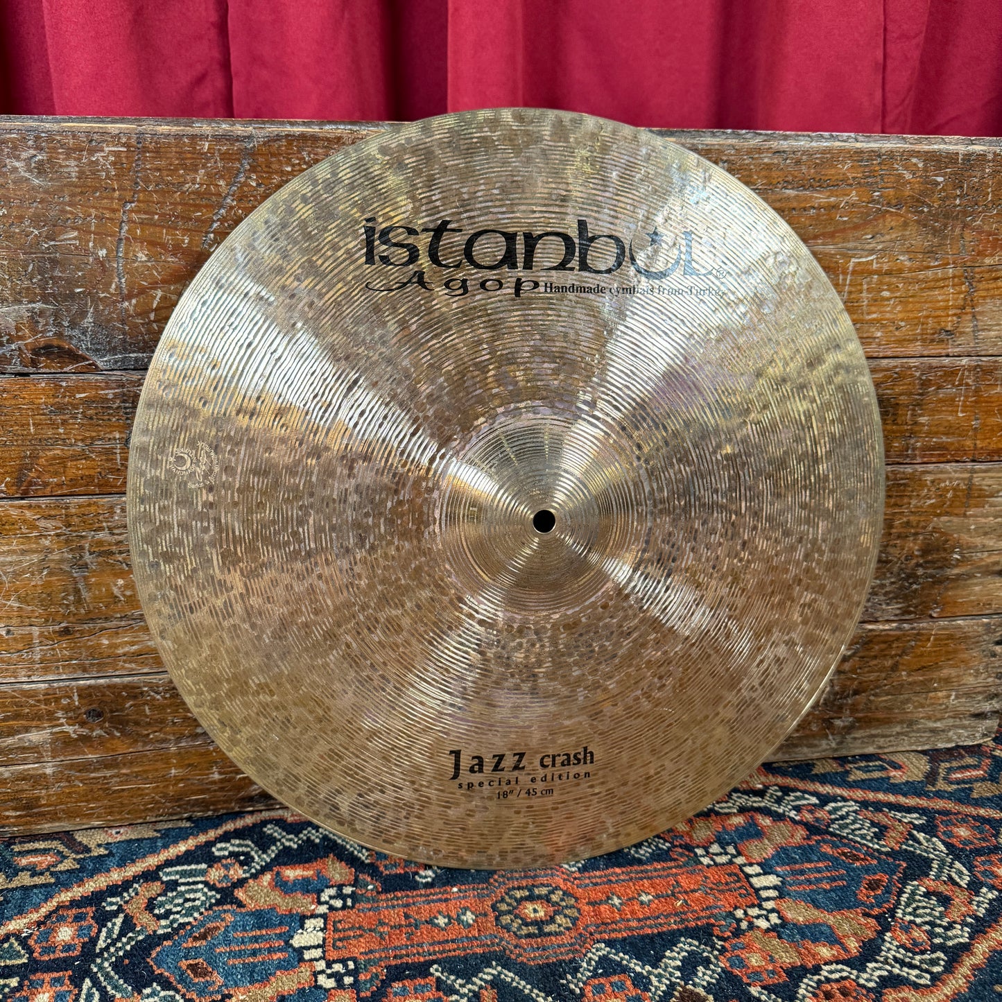 18" Istanbul Agop Special Edition Jazz Crash Cymbal 1234g *Video Demo*