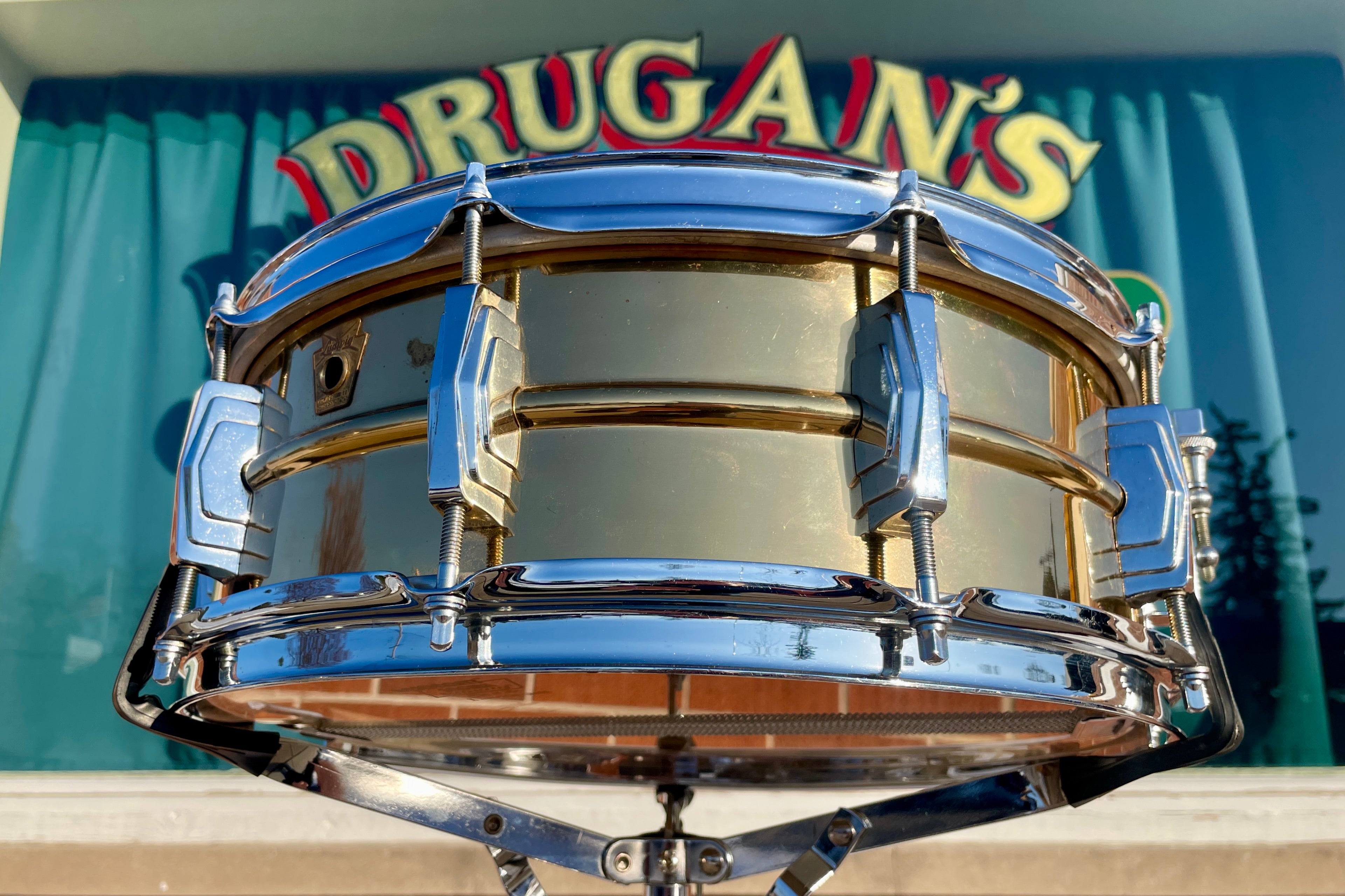 Zoro's 1960 Ludwig Super-Ludwig 5x14 Rare No. 401 Lacquered Brass