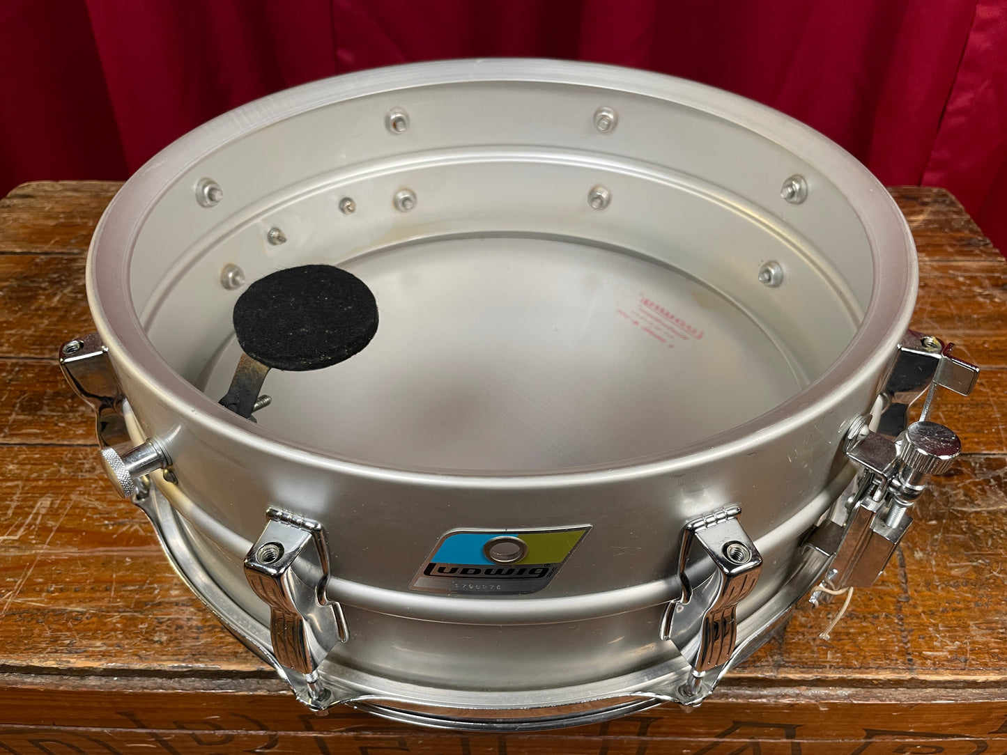 1970s Ludwig 5x14 Acrolite No. 404 Snare Drum Clean