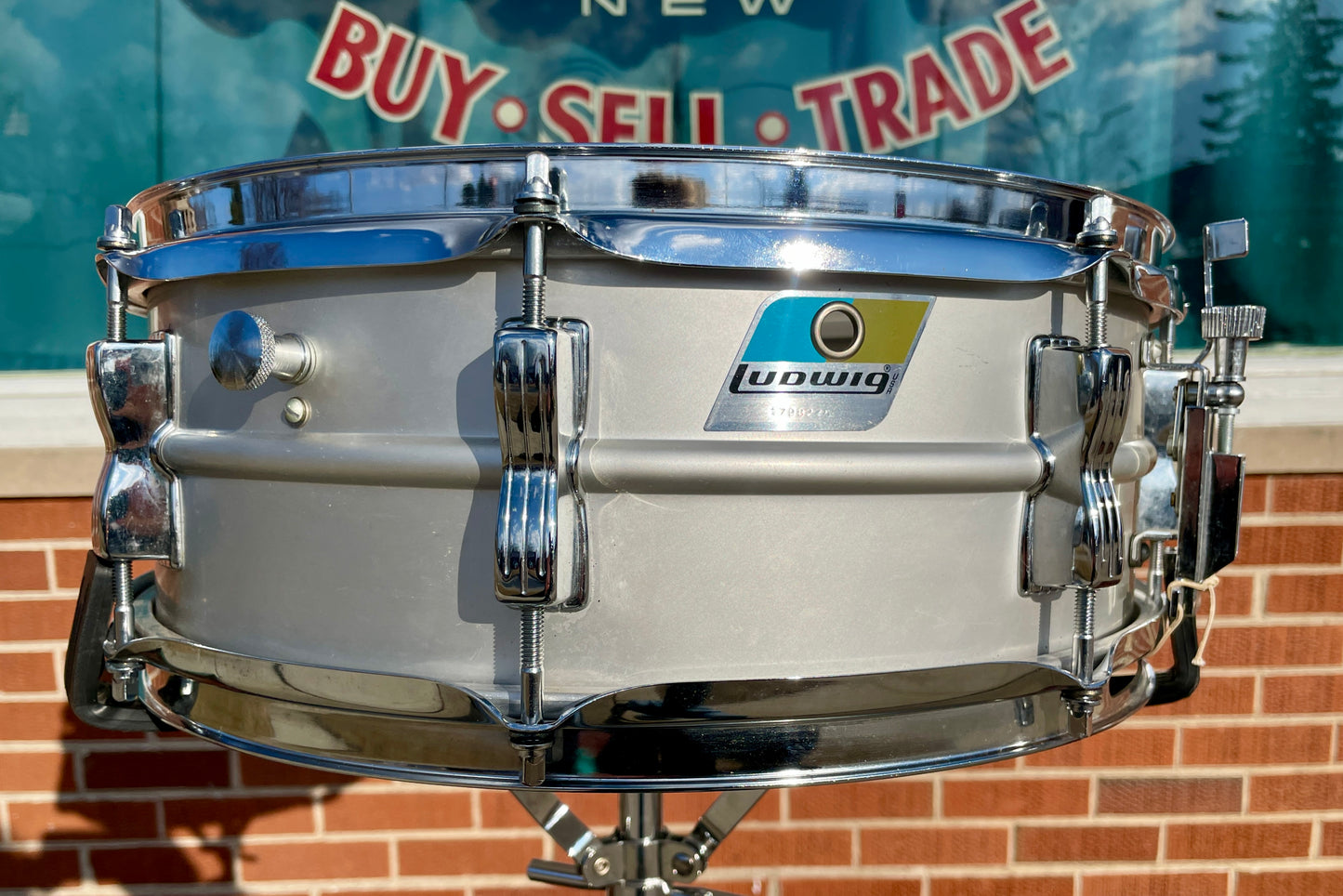 1970s Ludwig 5x14 Acrolite No. 404 Snare Drum Clean
