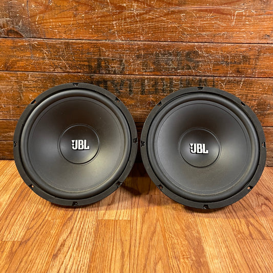 JBL 10" Loud + Clear Series Component Subwoofer Speaker Pair 4 Ohm