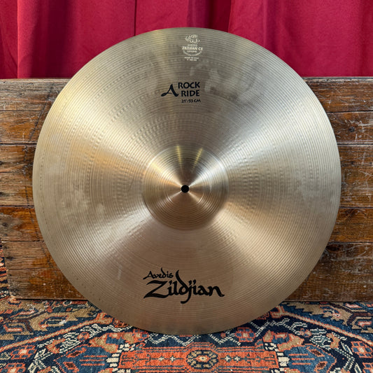 21" Zildjian A 1990s Rock Ride Cymbal 3500g *Video Demo*